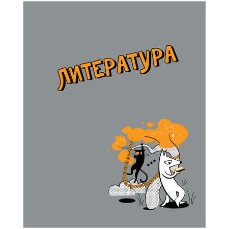 Тетрадь Полиграф Принт 48 лист. (Литература)