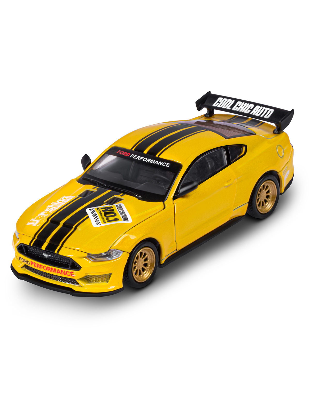 Автомобиль АВТОпанорама Ford Mustang Сборная модель 1:42 JB1251725 - фото 18