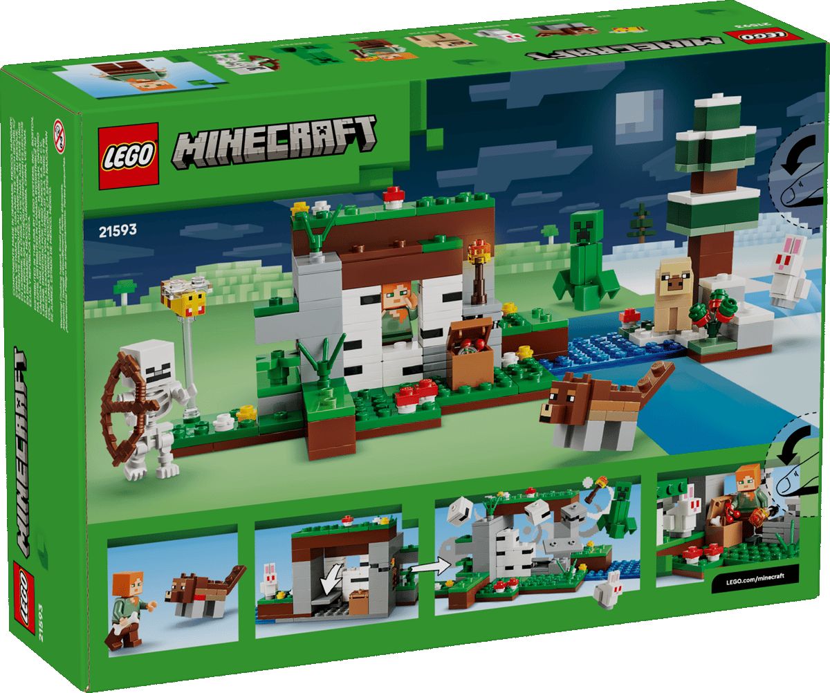 Конструктор LEGO Minecraft Первое ночное приключение 301 дет. - фото 4