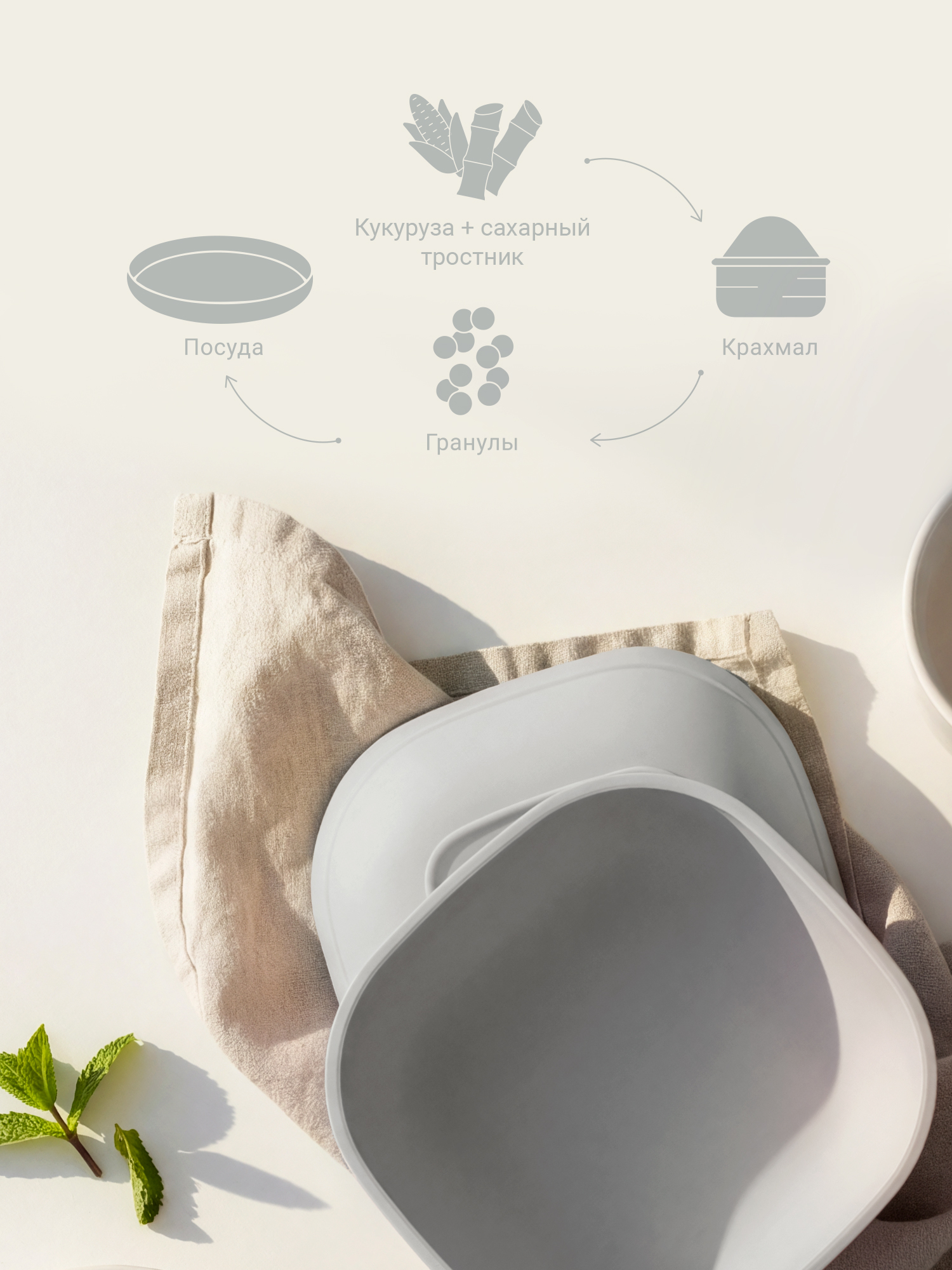 Тарелка edda Муссон 350 мл 2 предм. - фото 3