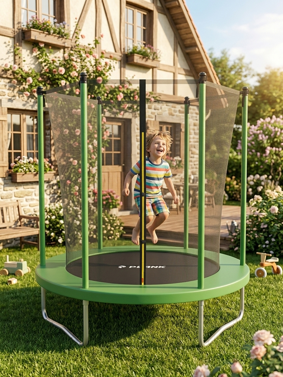 Уличный детский батут Plank SKY 6ft 183 см с внутренней сеткой - фото 12