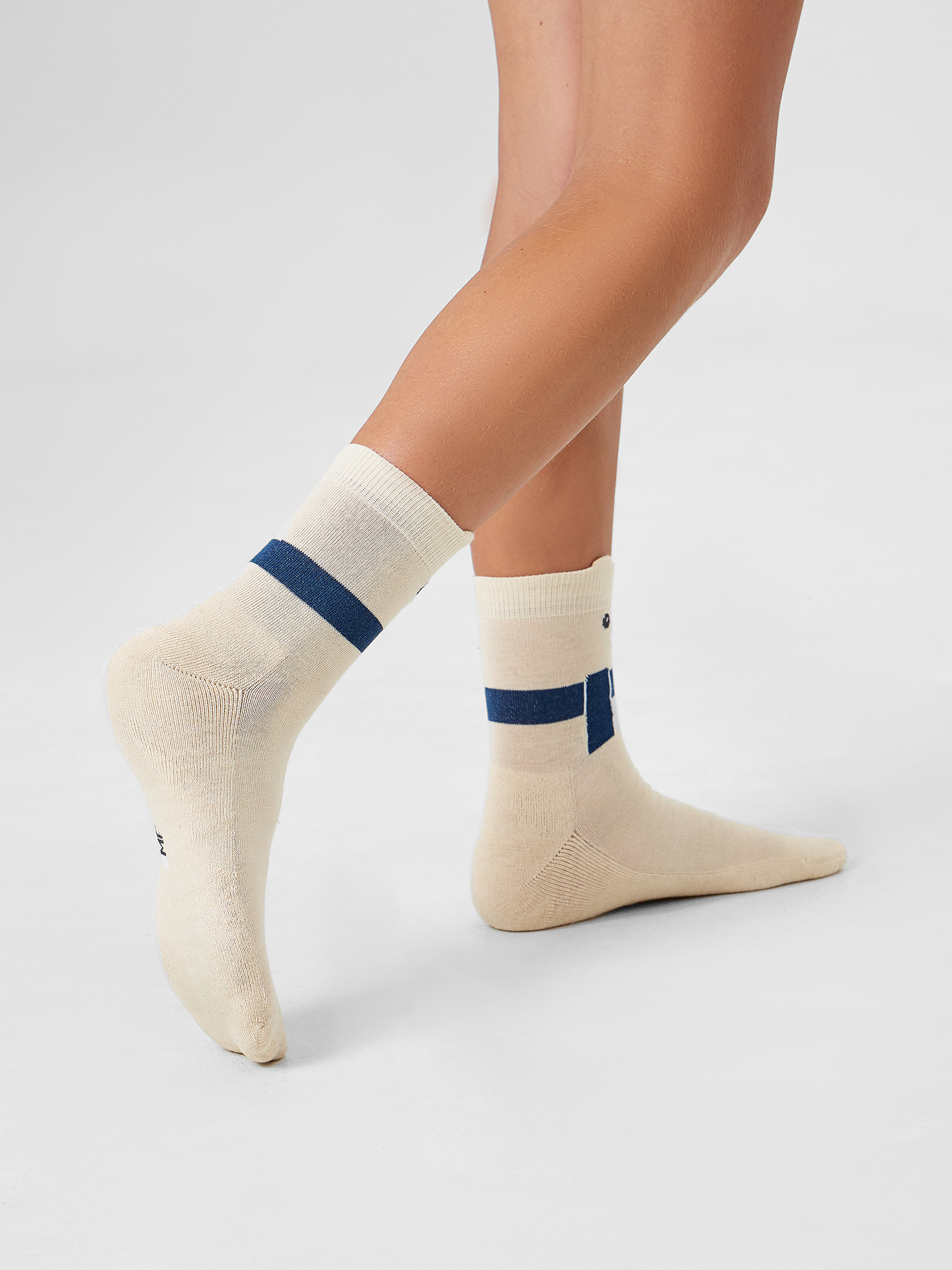 Носки 3 пары Mark Formelle (Марк Формэль) 504A-2925/нюдовый /капучино /джинсовый/ - фото 2