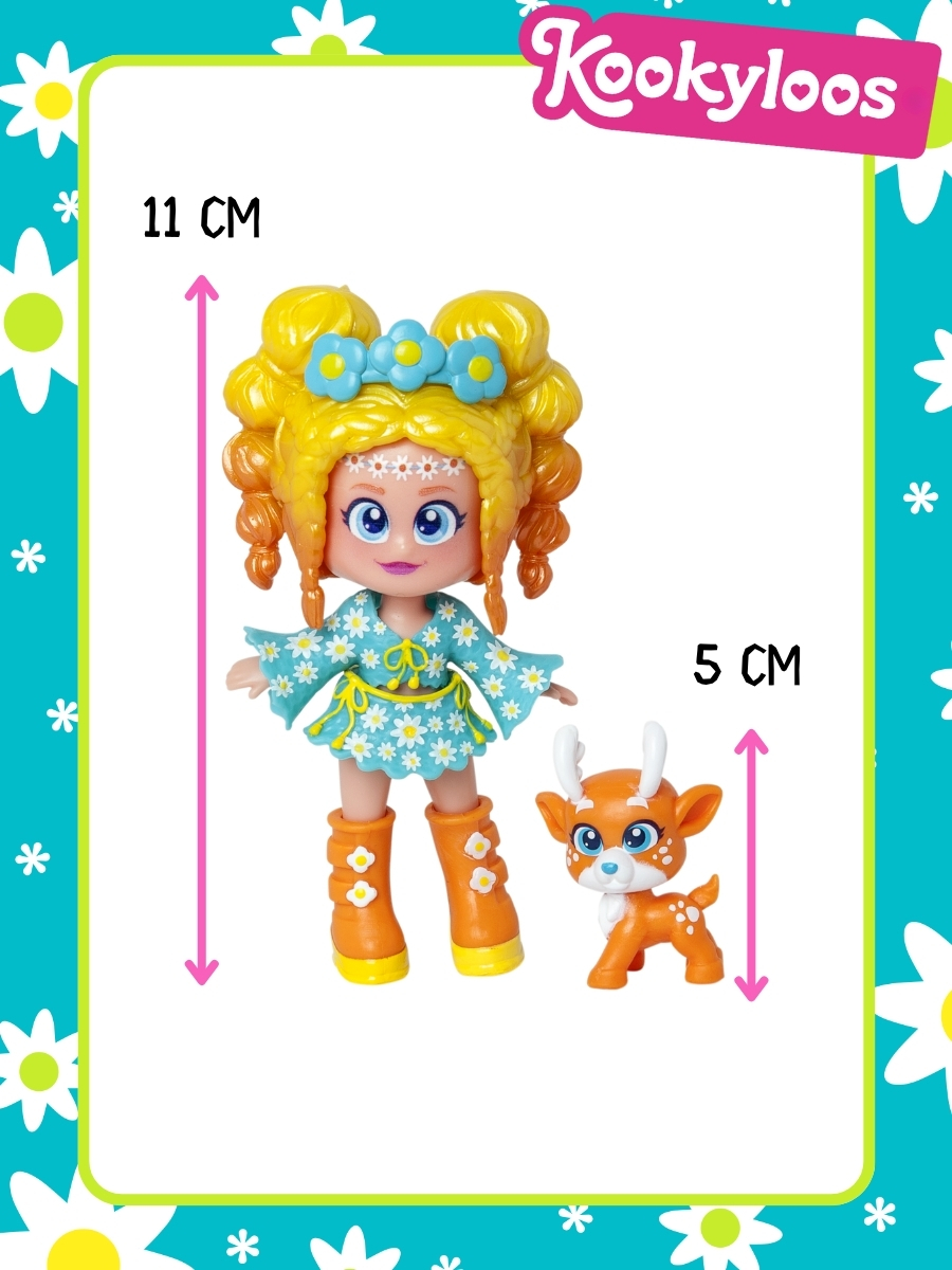 Кукла мини Kookyloos DAISY и питомец KL2402 - фото 5