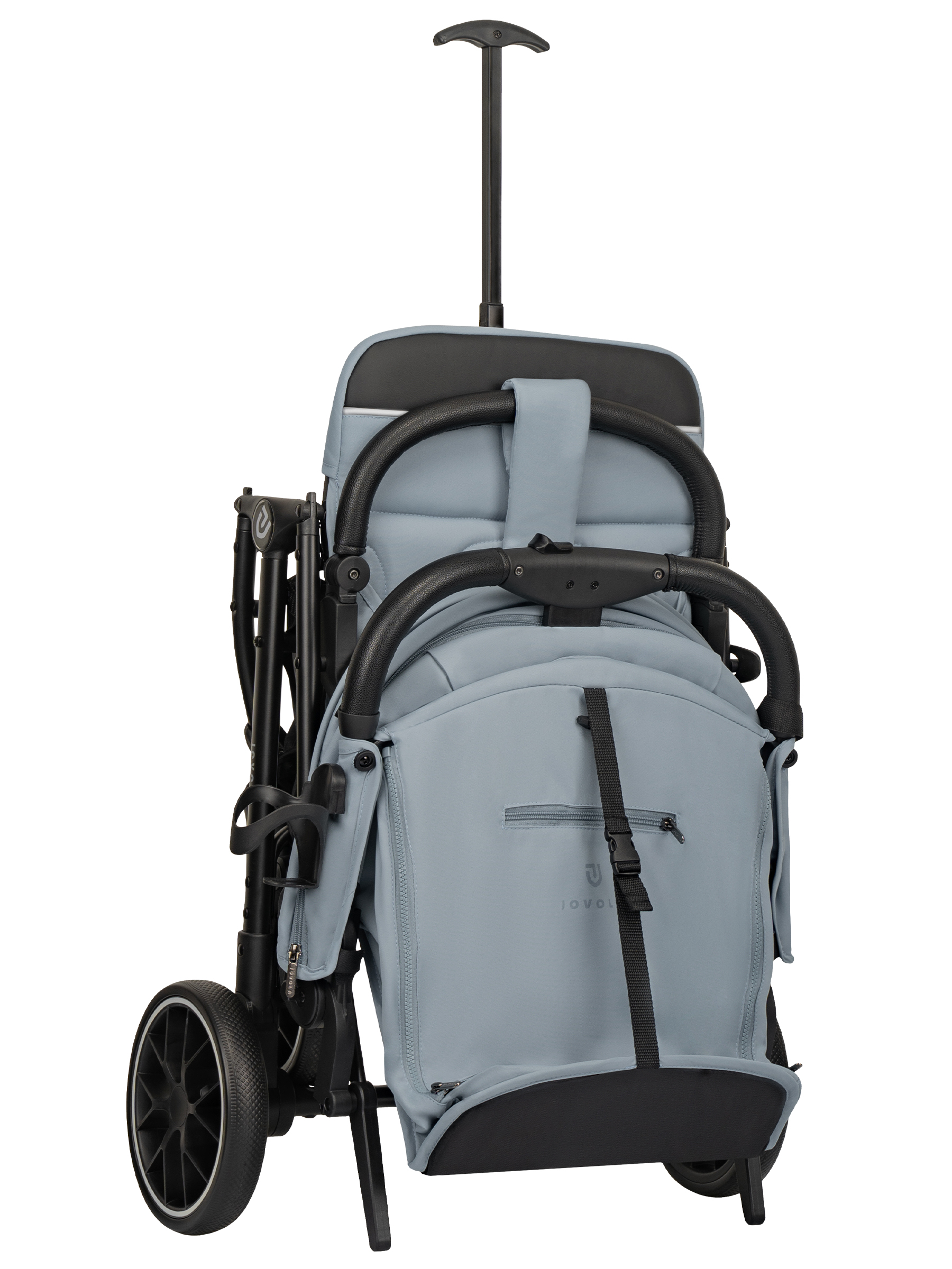 Коляска прогулочная JOVOLA Specter голубой - фото 32