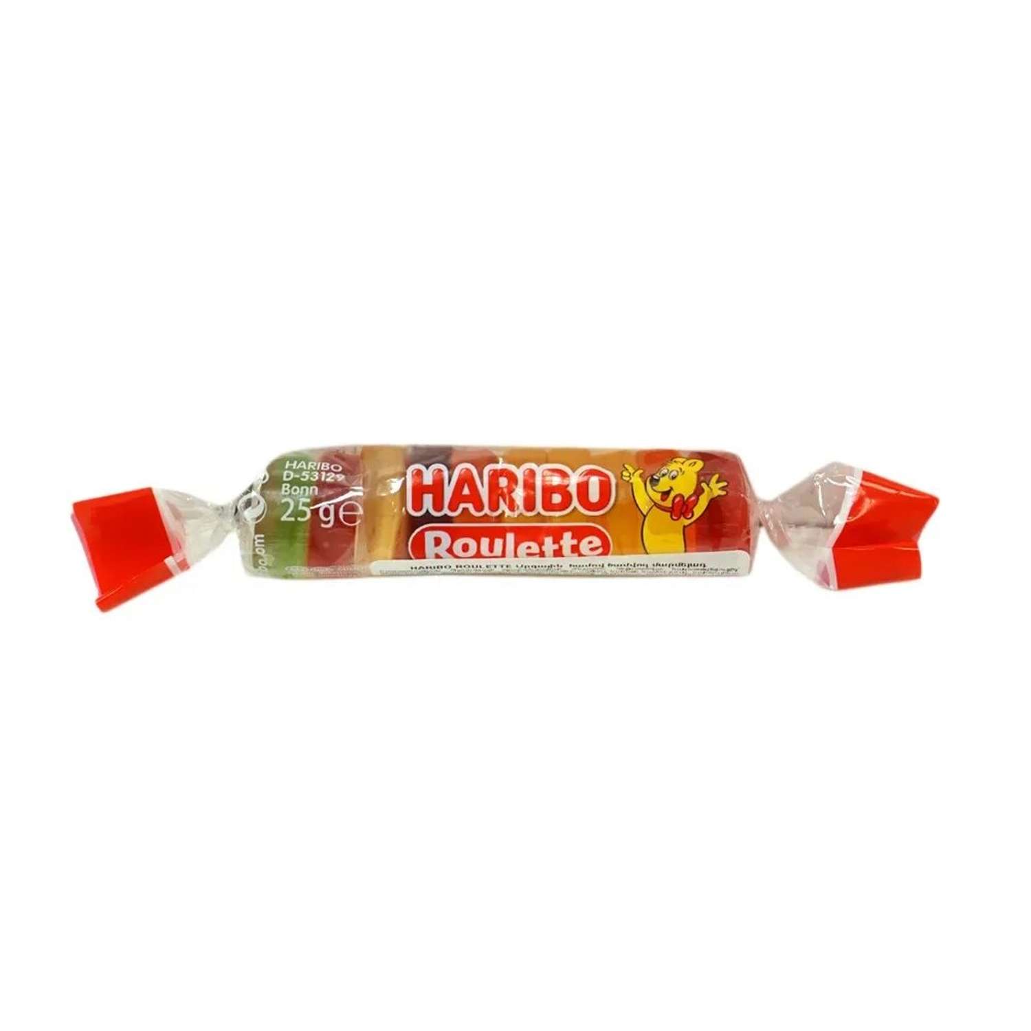 Мармелад HARIBO Roulette Fruchtgummi-Rollen 25г - фото 1
