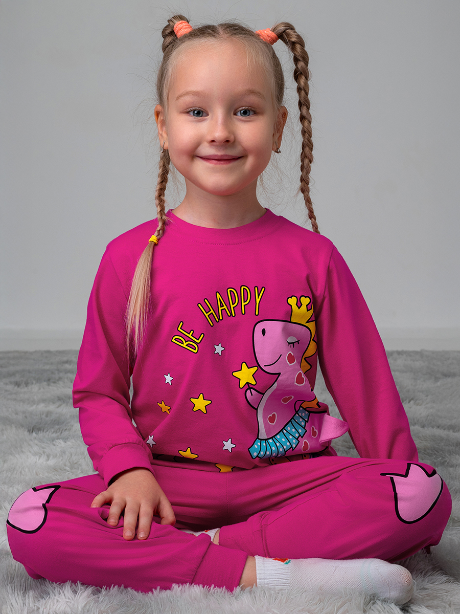 Пижама BONITO KIDS BK0976PJDфуксия - фото 9