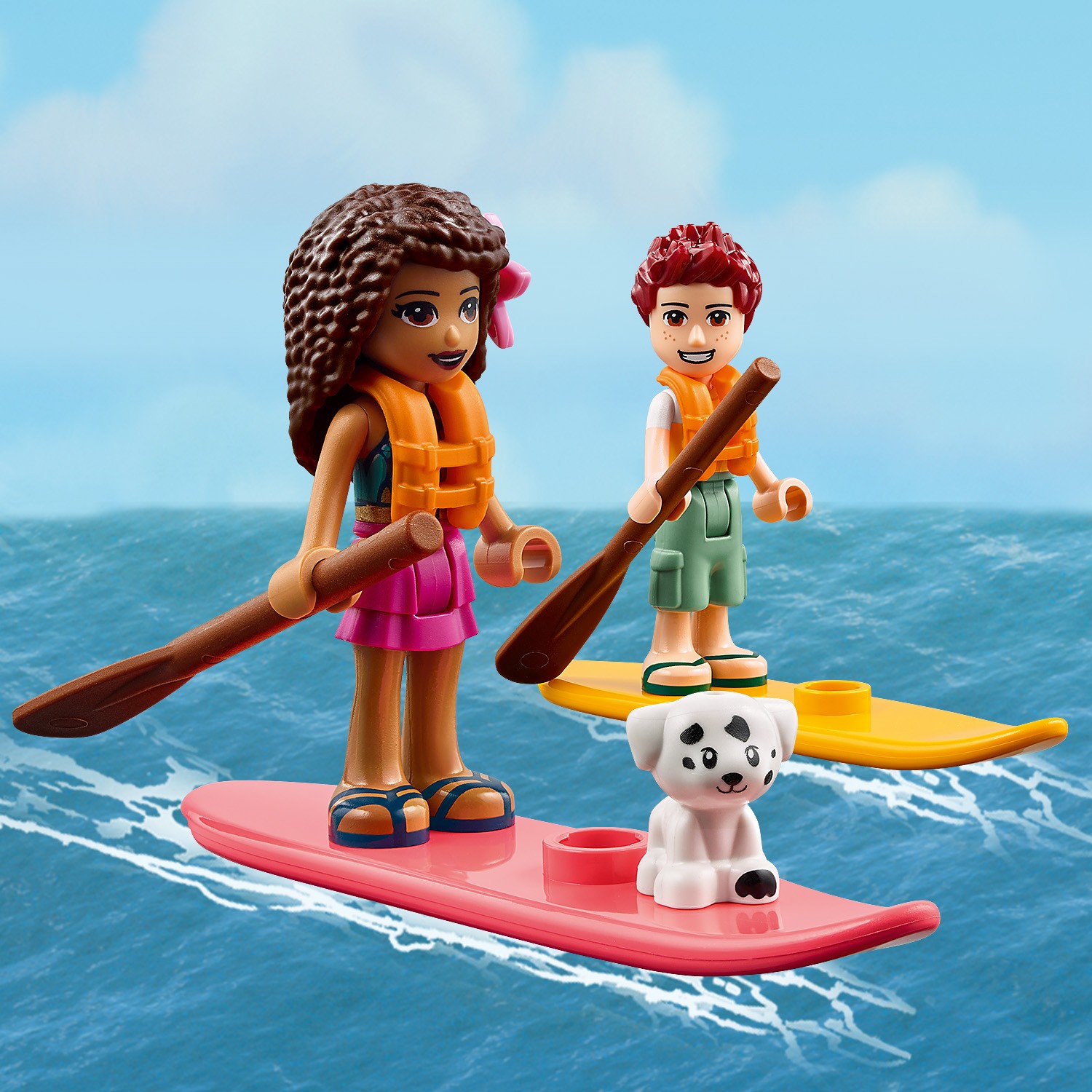 Конструктор LEGO Friends Кэмпинг на пляже блочный - фото 13