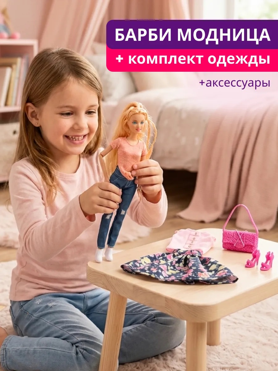 Кукла модельная Defa Lucy шарнирная Городской стиль высота 29 см 8383 - фото 1