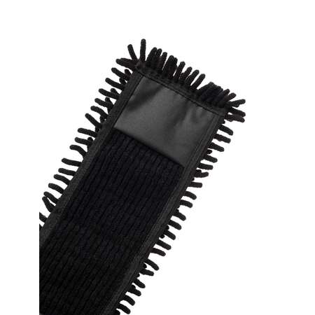 Насадка для швабры DeNASTIA Dark wood 43x13x2 см полиэстер чёрный L000050