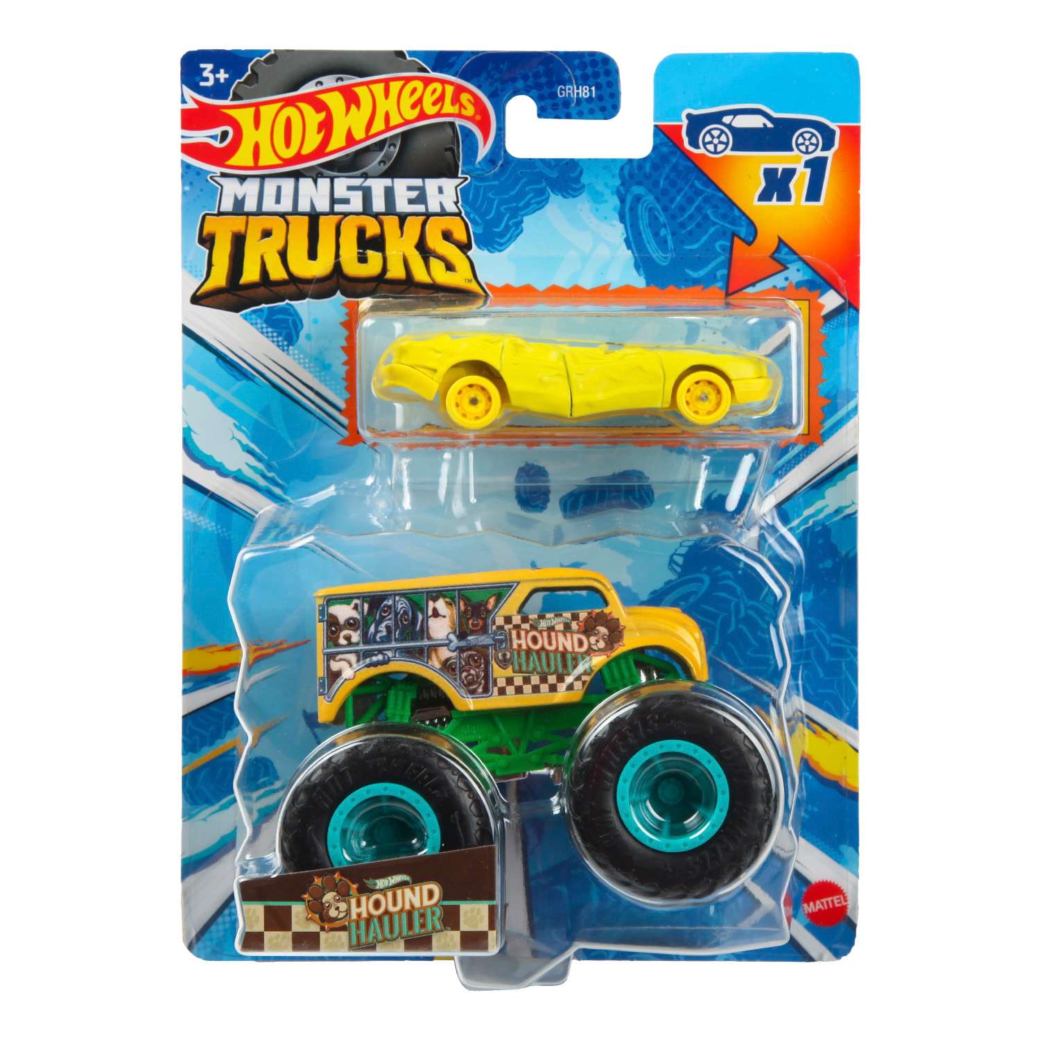 Монстр-трак Hot Wheels 1:64 GRH81 - фото 3