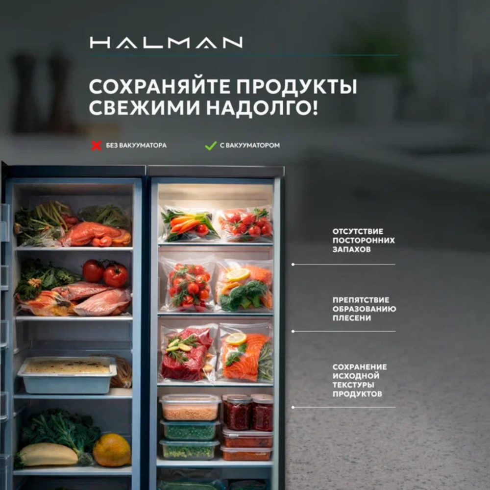 Вакууматор HALMAN HVS-2 - фото 2