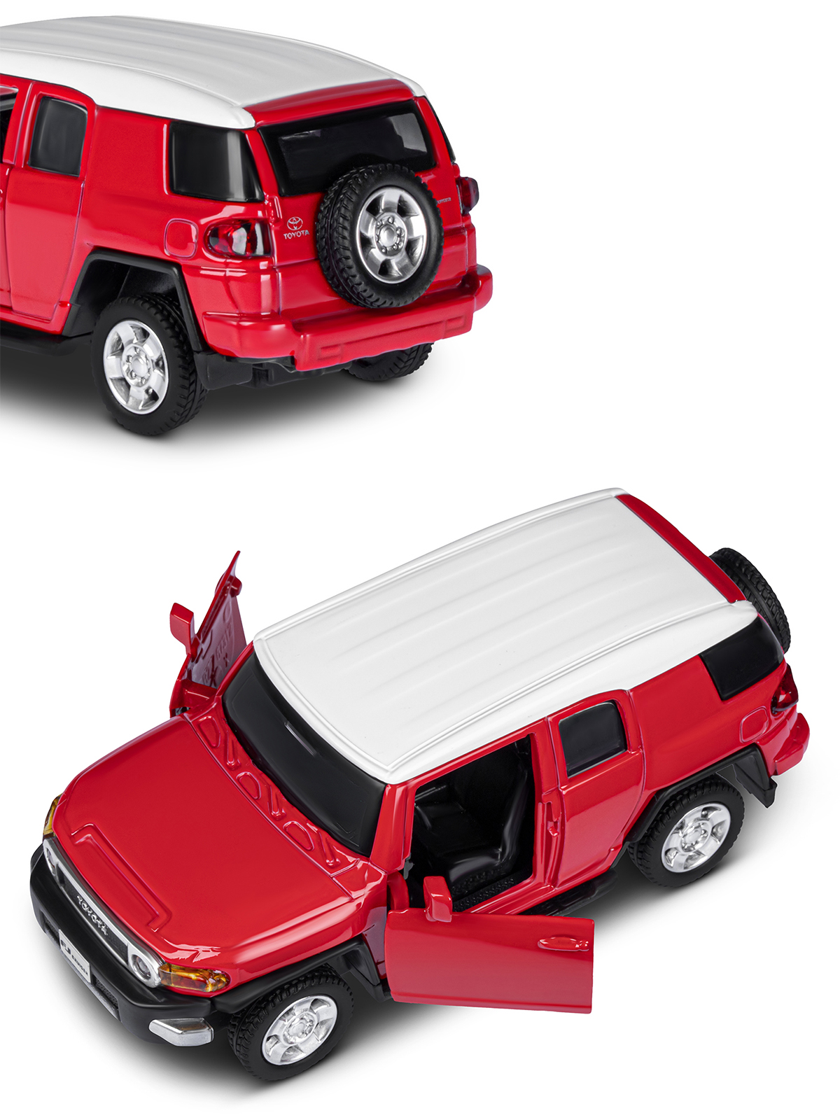 Внедорожник АВТОпанорама Toyota FJ Cruiser 1:43 JB1251265 - фото 9