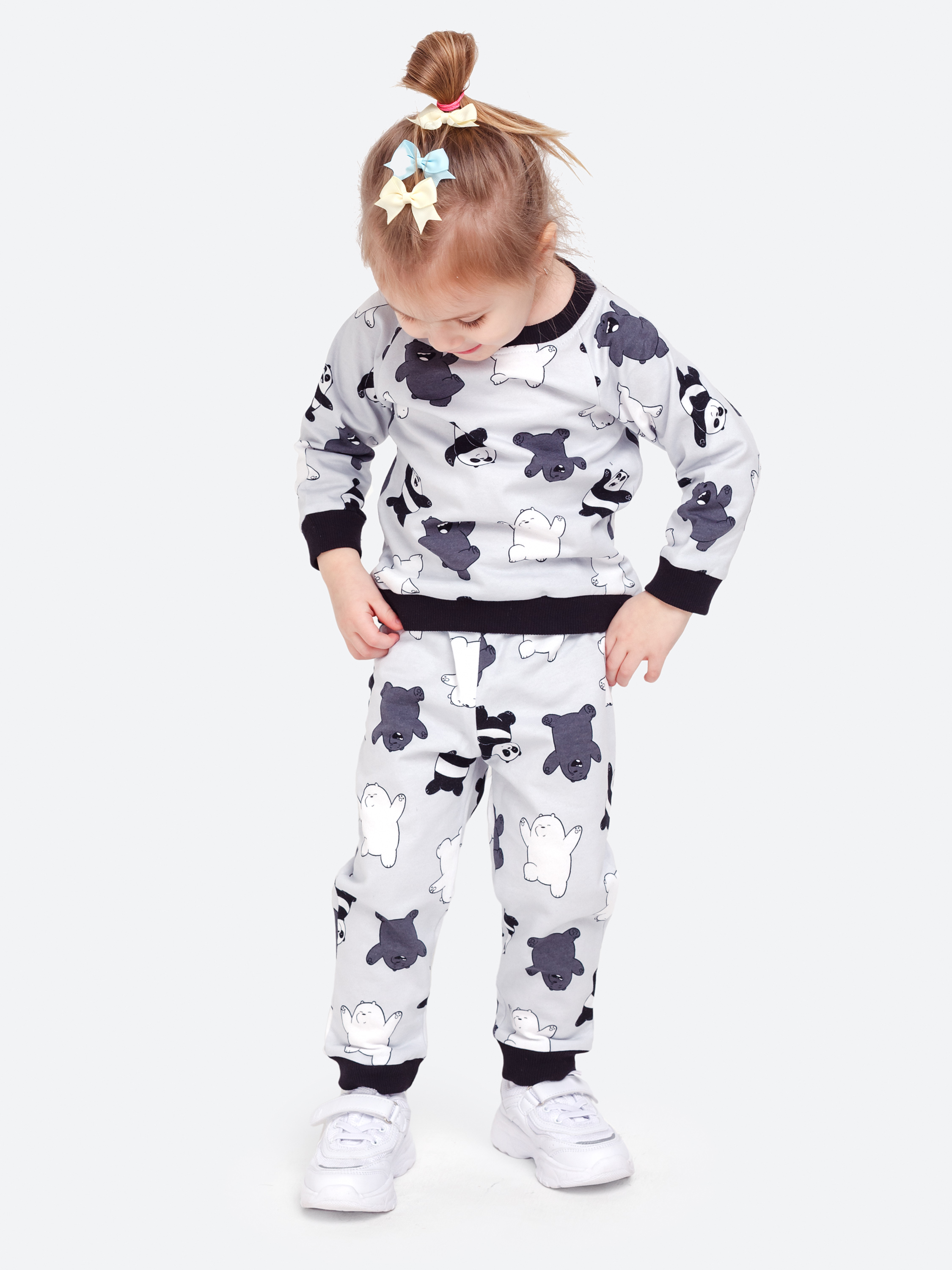 Костюм VEDDI 635ф-21/серый/панда - фото 10