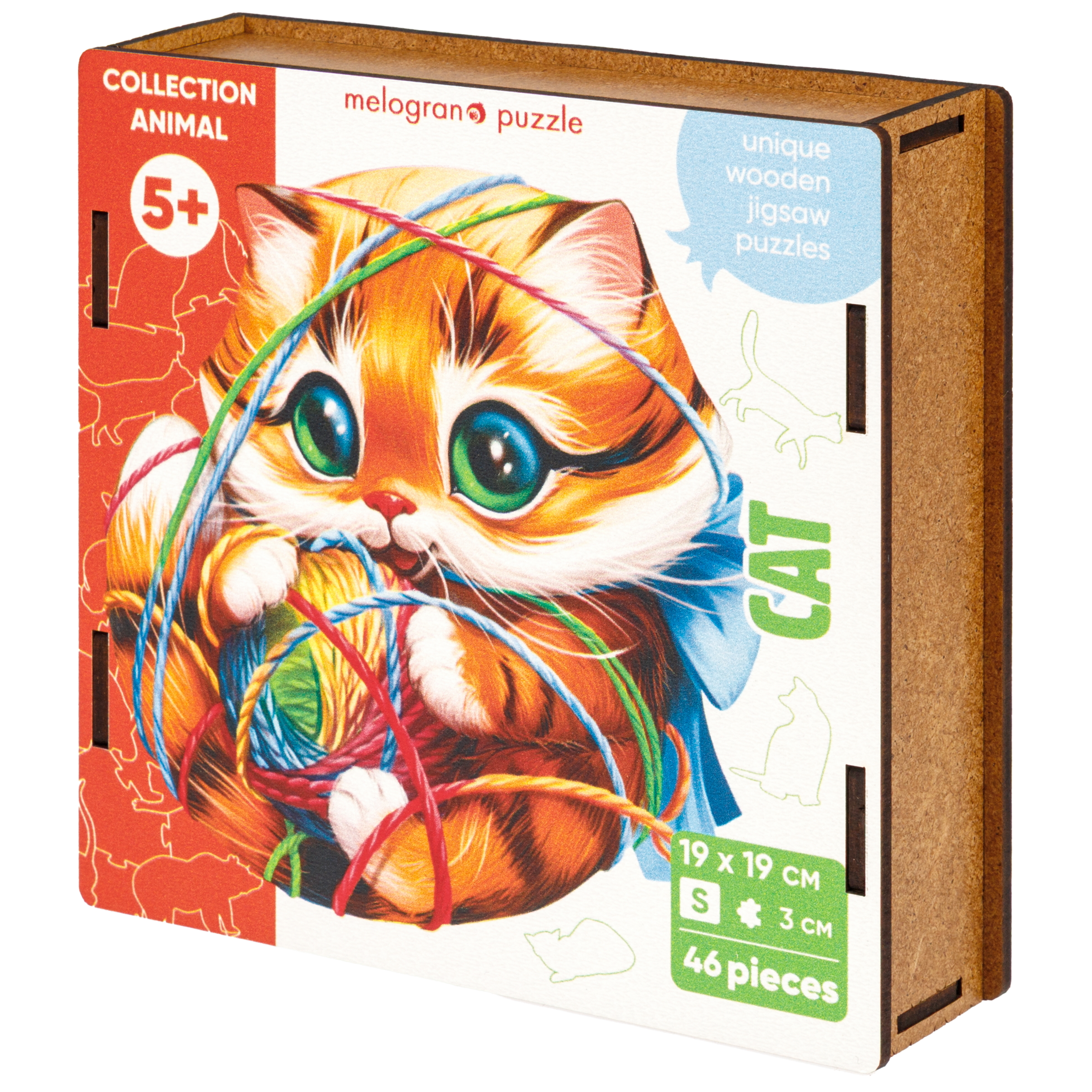 Пазл Melograno puzzle деревянный - фото 5