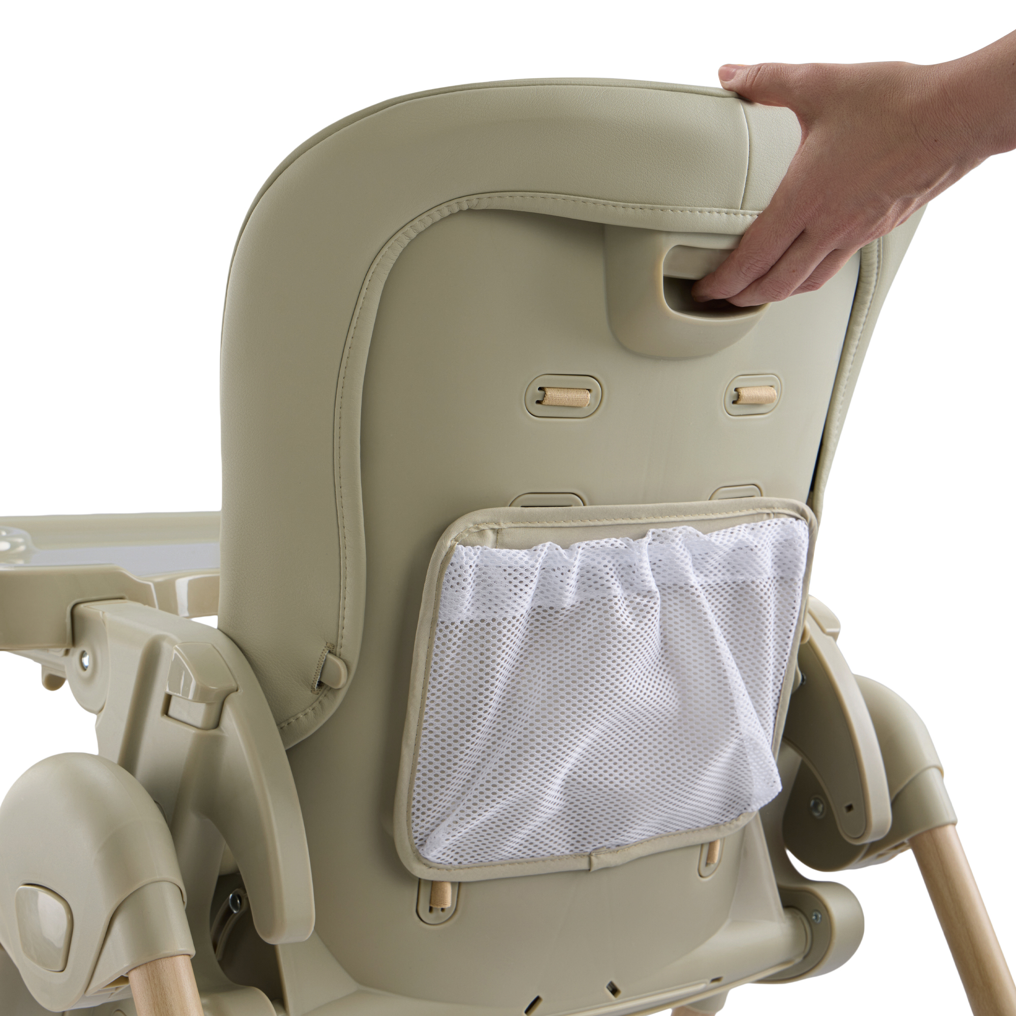 Стульчик для кормления Happy Baby WILLIAM LUX зеленый - фото 15