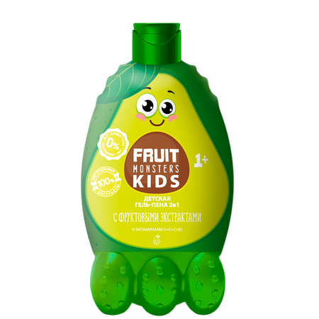 Гель-пена Fruit Monsters Kids Авокадо 400 мл