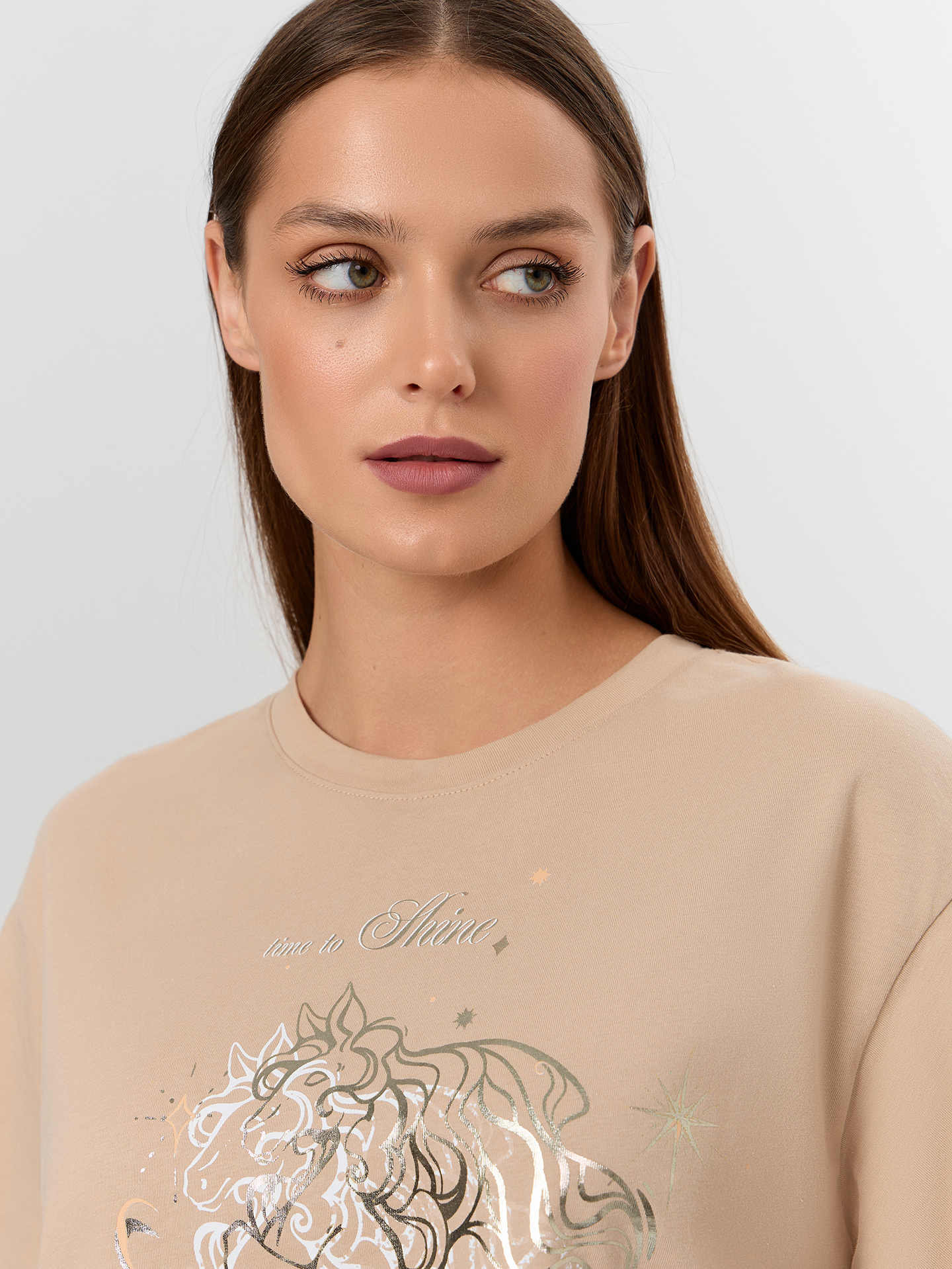 Пижама Mark Formelle (Марк Формэль) 592600/песочный +звезды на песочном - фото 9