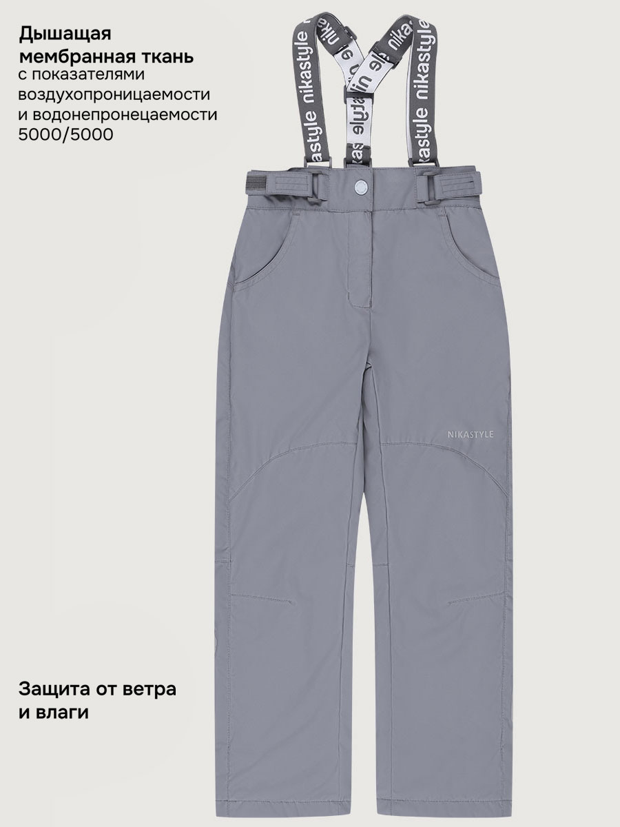 Брюки NIKASTYLE 2л3825 серый - фото 3