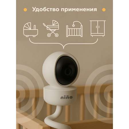 Видеоняня с монитором nino SM70PTZ