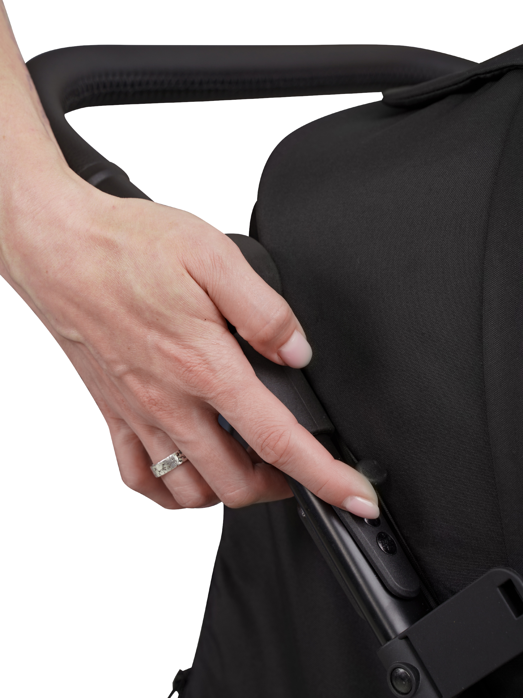 Коляска прогулочная JOVOLA Selena SL, всесезонная черный - фото 33