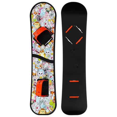 Сноуборд детский Snow Cat с облегчёнными креплениями 95 см