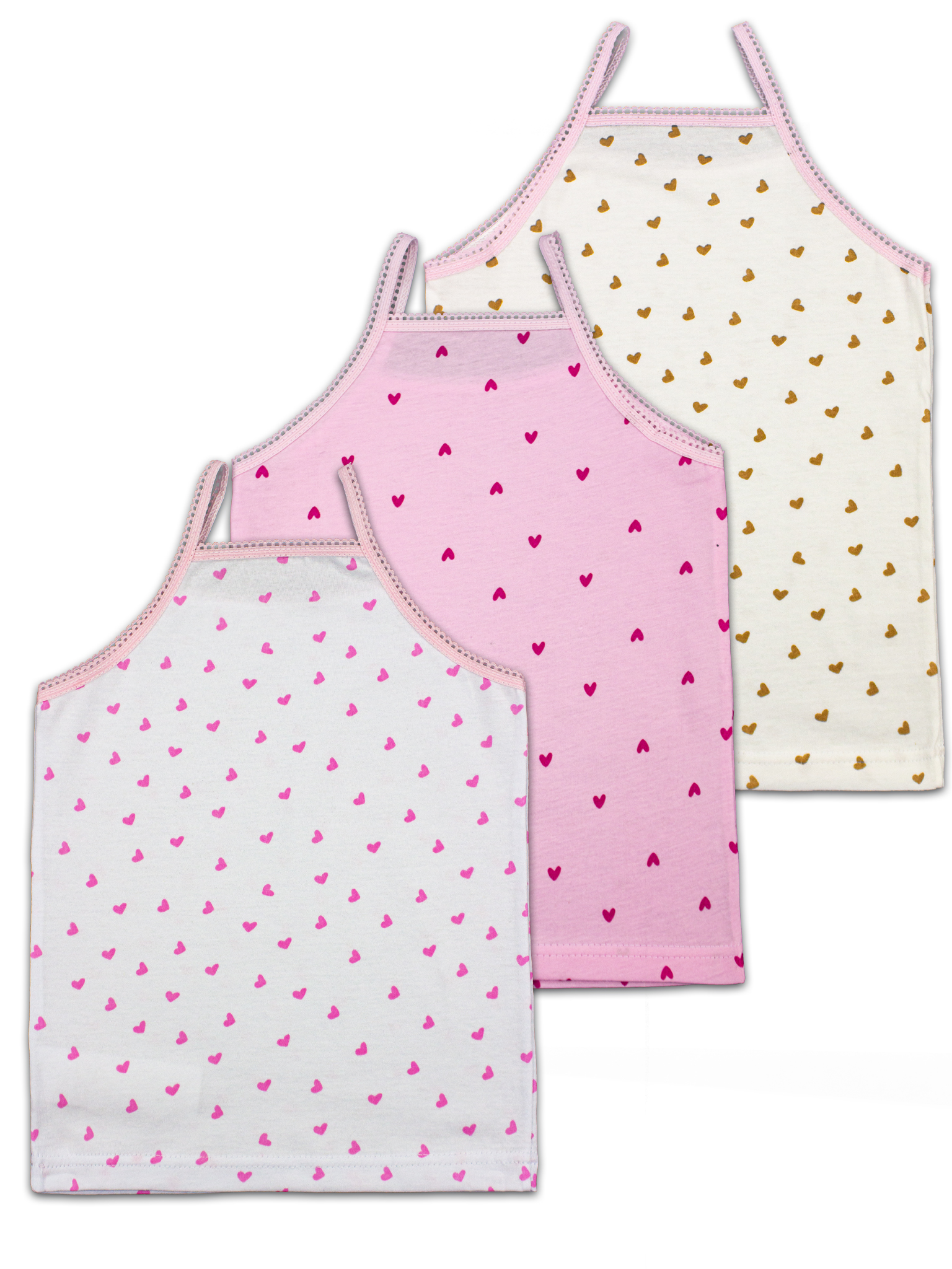 Майка 3 шт Babycollection 356/mkb002/sph/k3/026/p1/W*dбелый,светло-розовый - фото 4