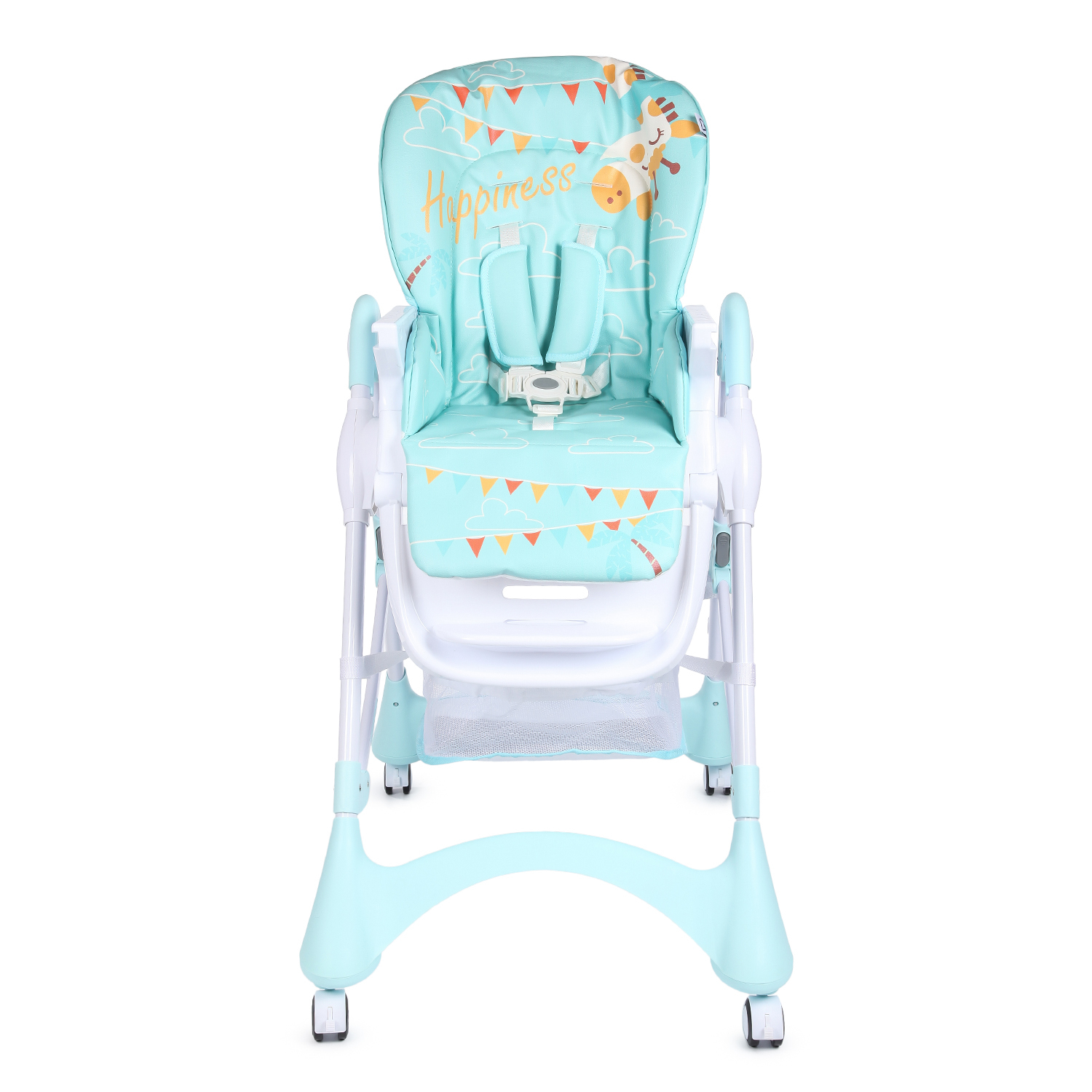 Стульчик для кормления Babyton Happy Animals Blue классический - фото 13