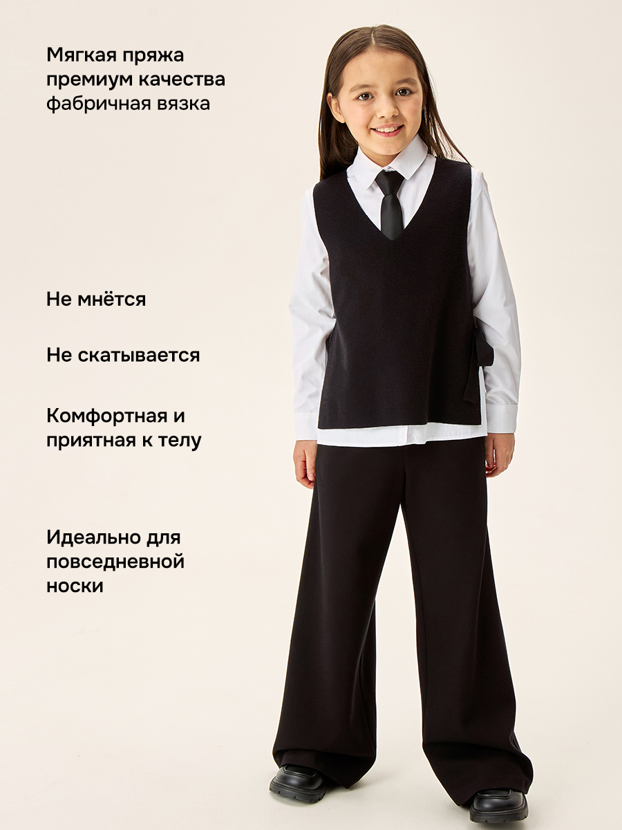 Жилет NIKASTYLE 9ш73426 черный - фото 3