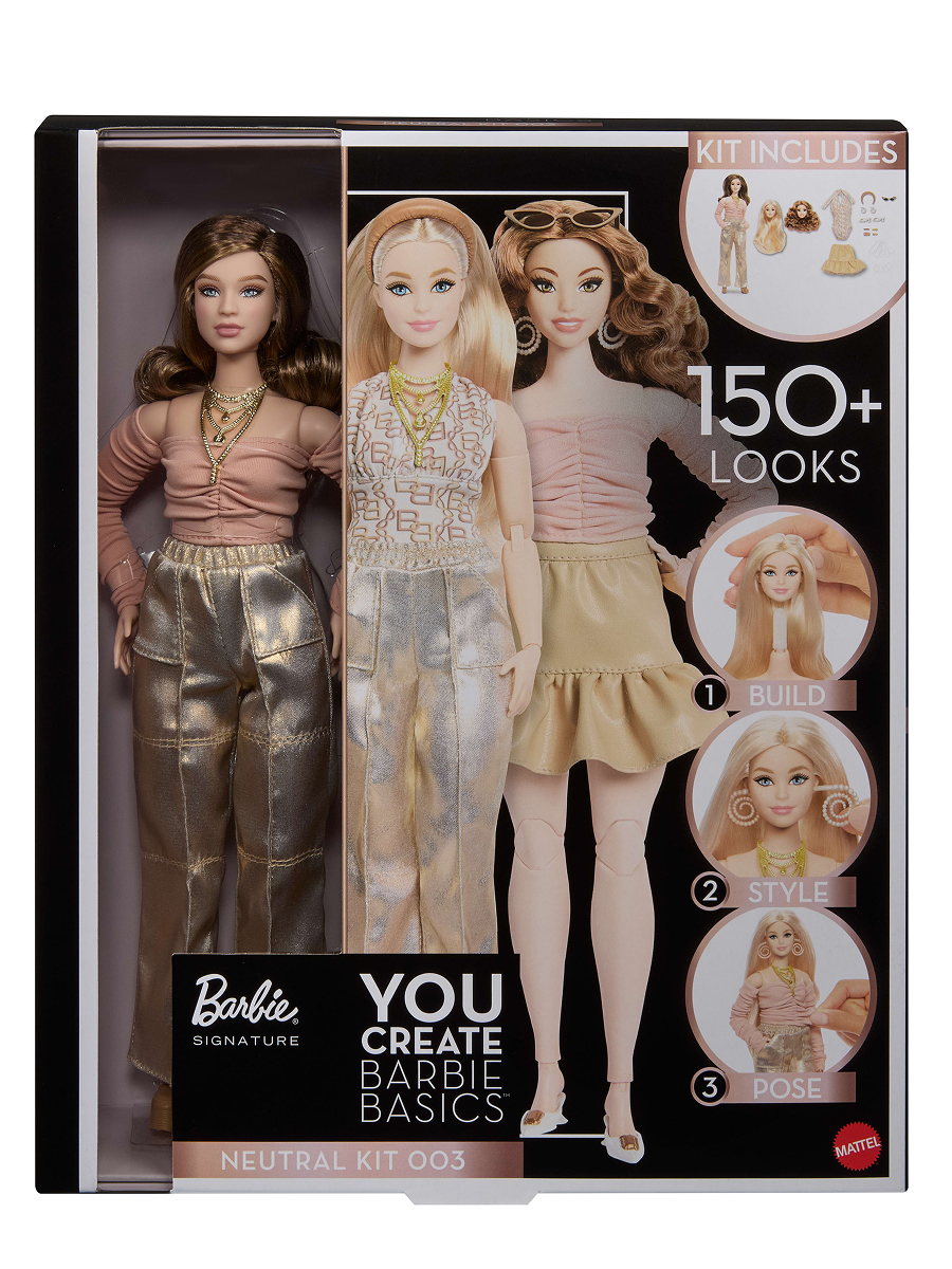 Кукла модельная Barbie Signature Шарнирная Базовая модель №3 высота 28 см JJX37 - фото 3