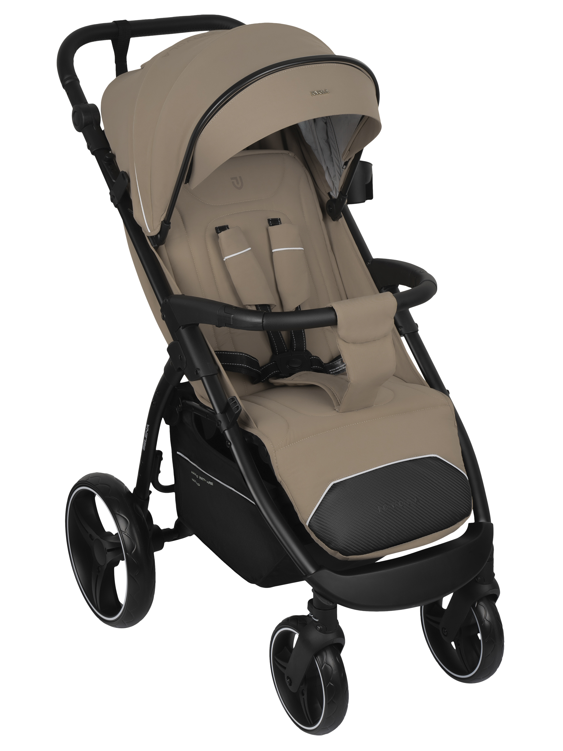 Коляска прогулочная JOVOLA SELENA 2026 всесезонная бежевый - фото 4