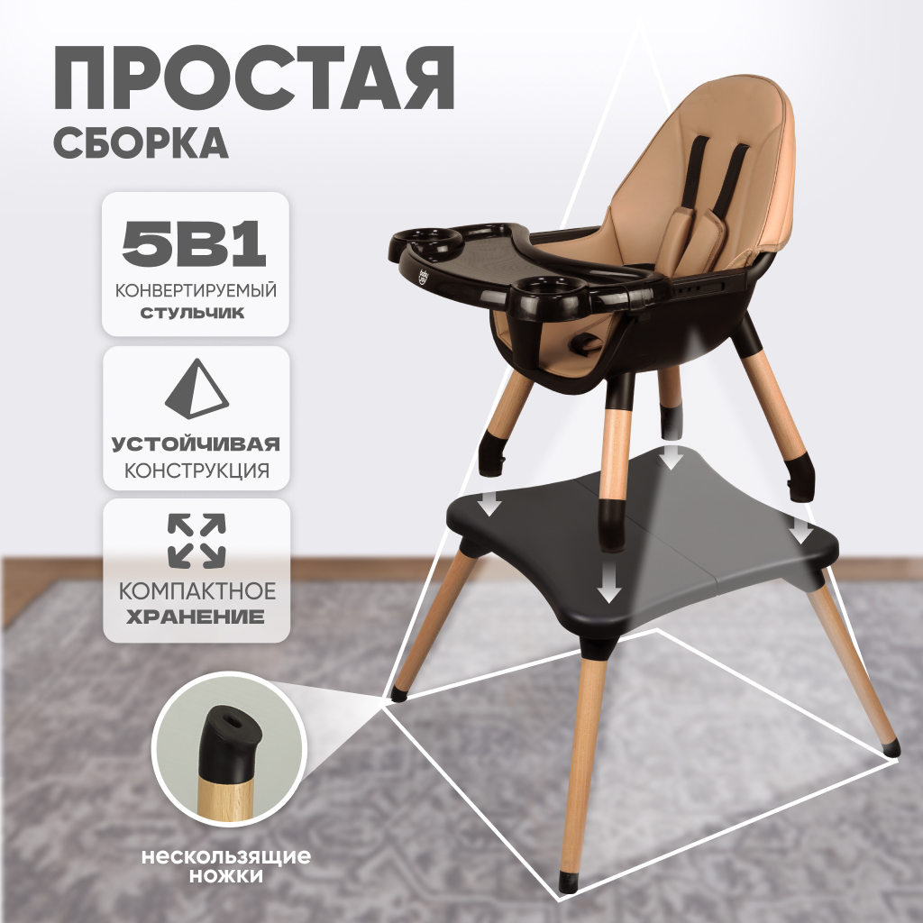 Стульчик для кормления Solmax трансформер - фото 3