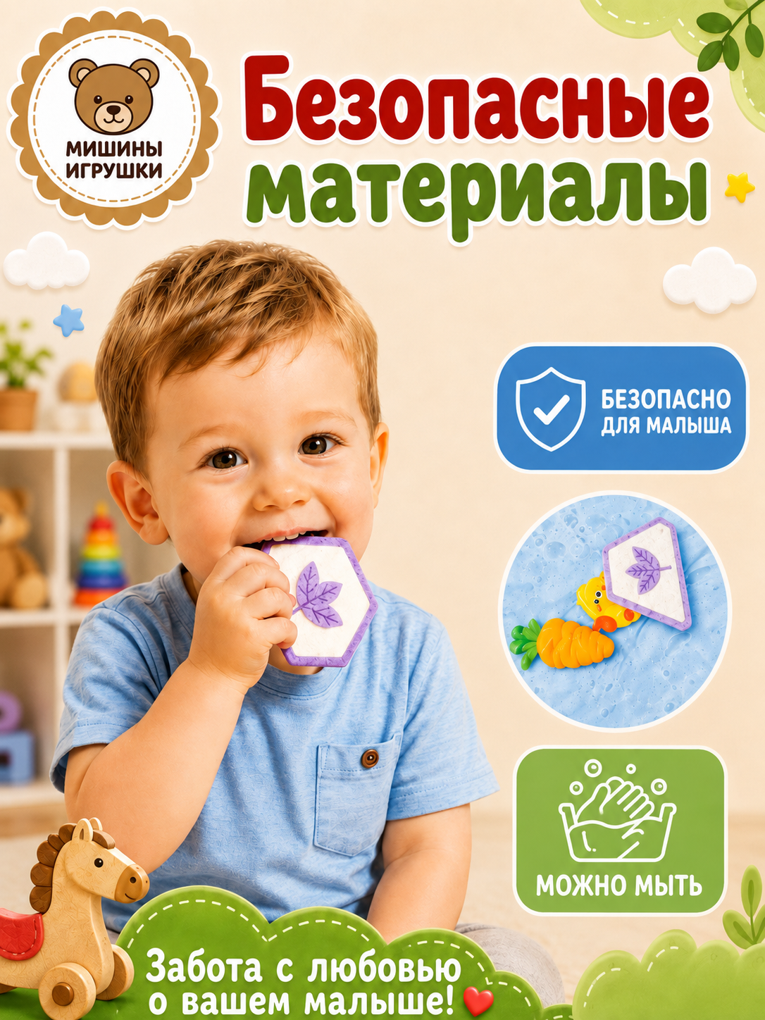 Игрушка Мишины игрушки бизиборд Весёлая Ферма - фото 4