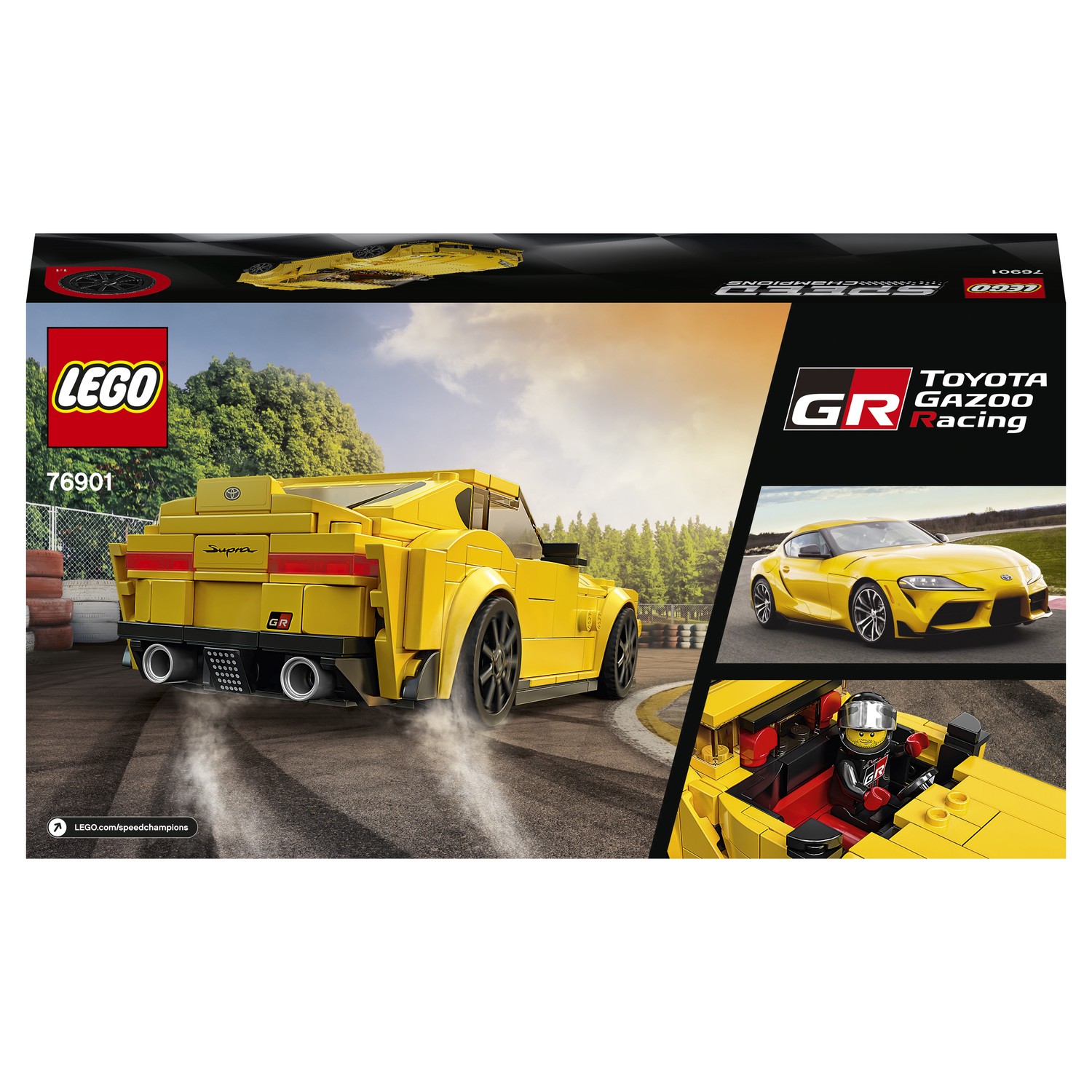 Конструктор LEGO Speed Champions Toyota GR Supra блочный - фото 3