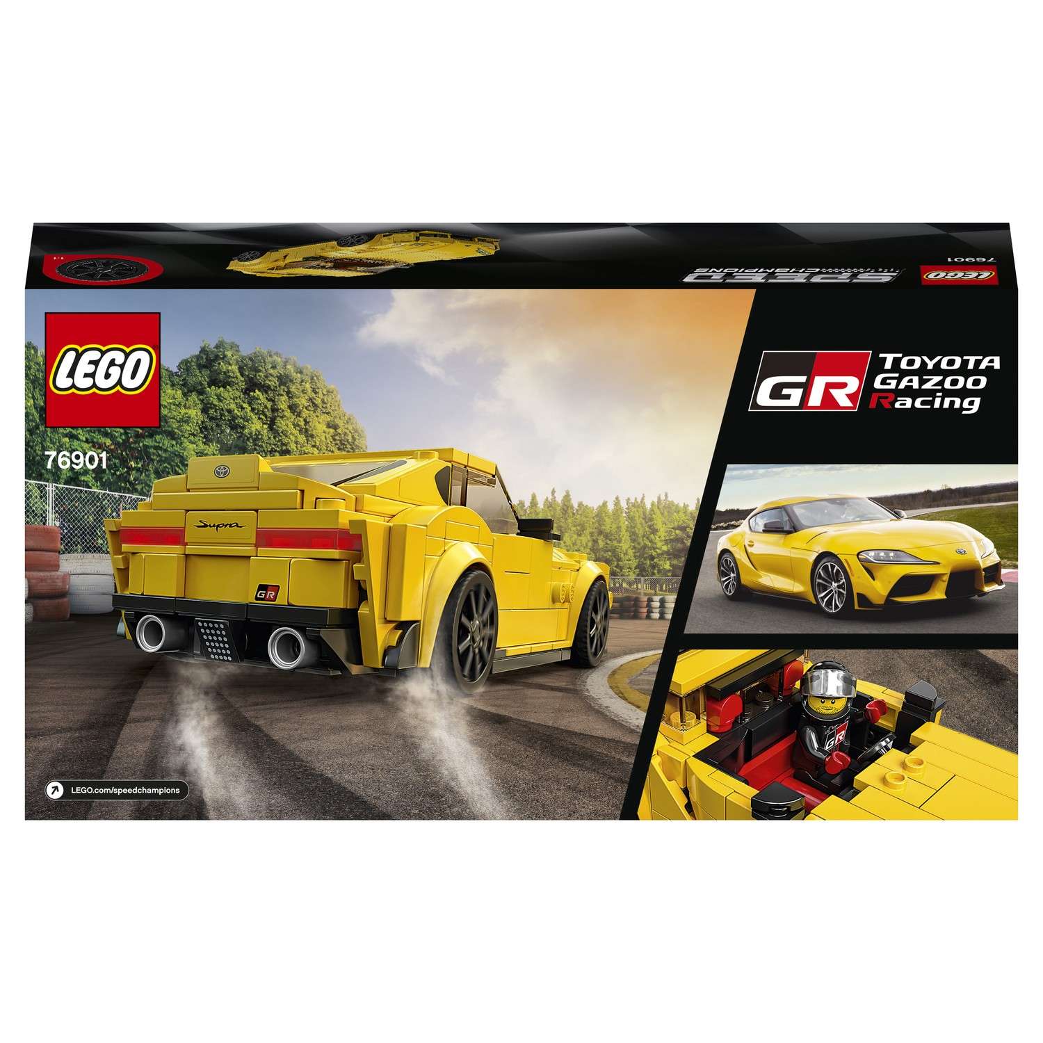 Конструктор LEGO Speed Champions Toyota GR Supra блочный - фото 3