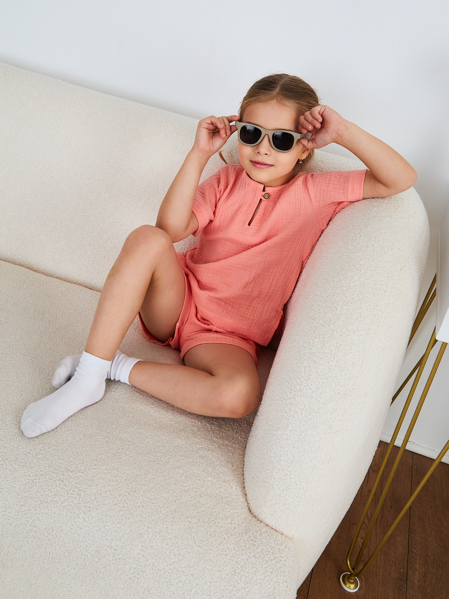 Костюм MOUN Комплект_муслин_персик - фото 13