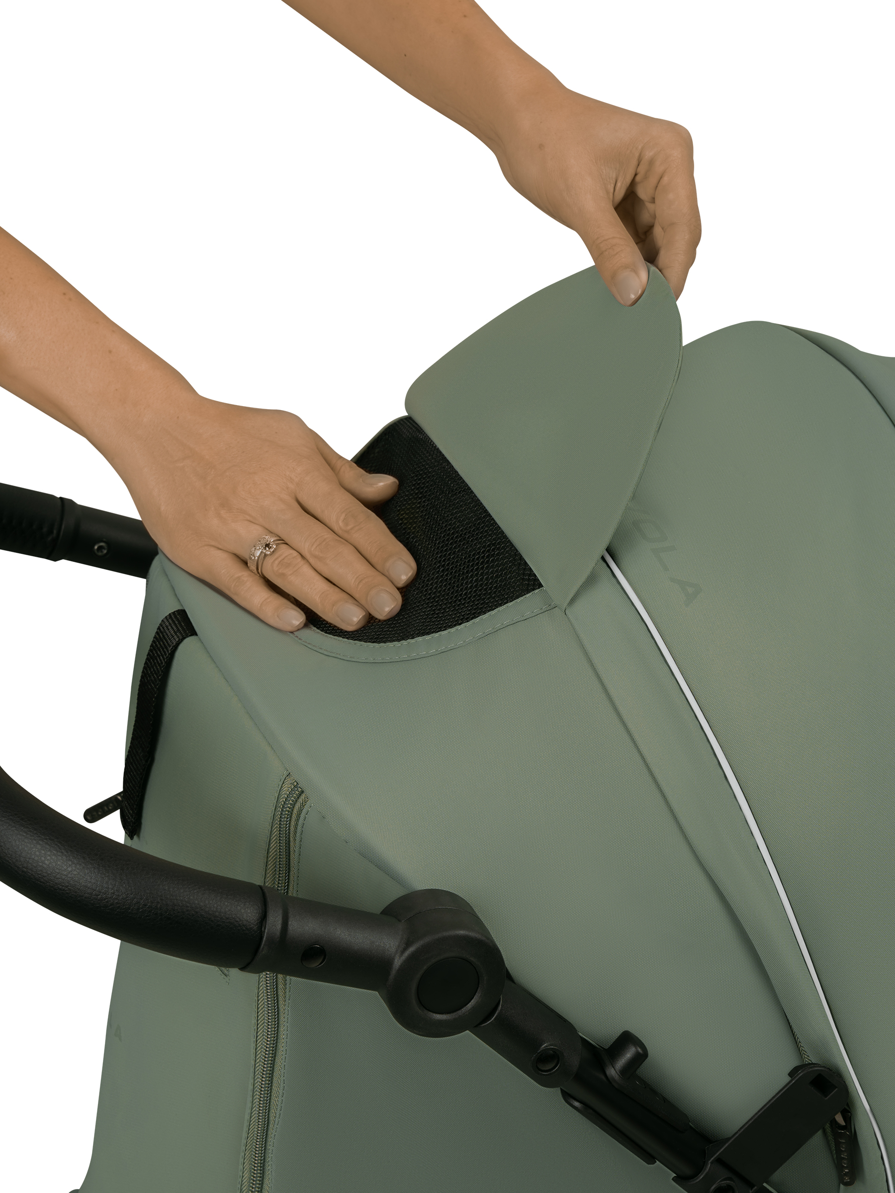 Коляска прогулочная JOVOLA SELENA 2026 всесезонная зеленый - фото 19