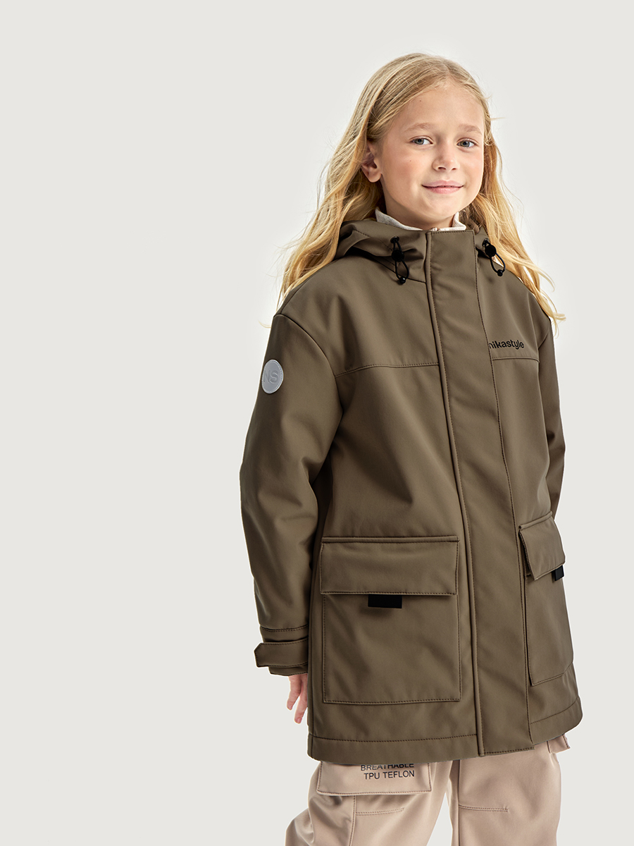 Ветровка NIKASTYLE 4л16026 кофе - фото 5