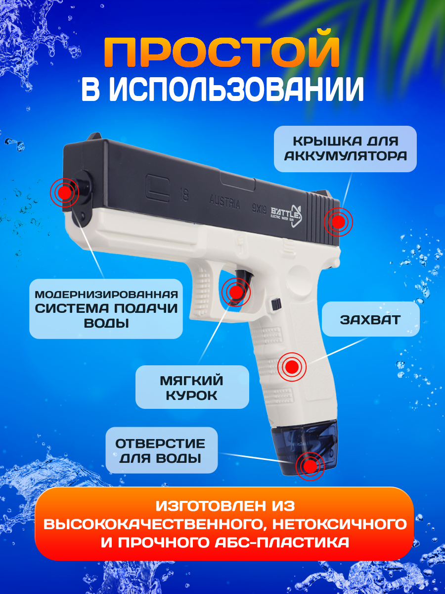 Пистолет водный Рыжий кот - фото 5