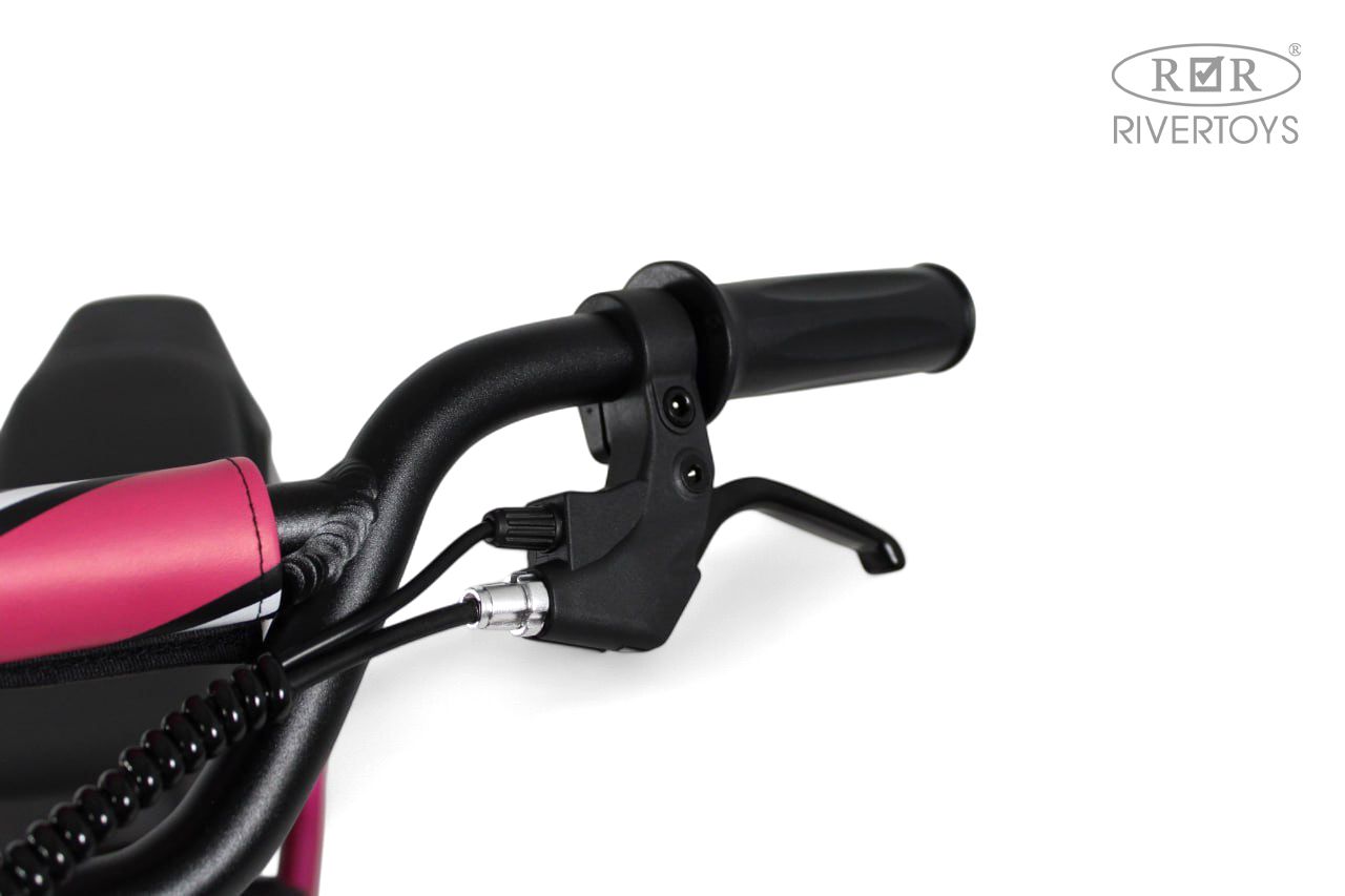 Электромотоцикл RIVERTOYS A001AA-MOTO-PINK - фото 14