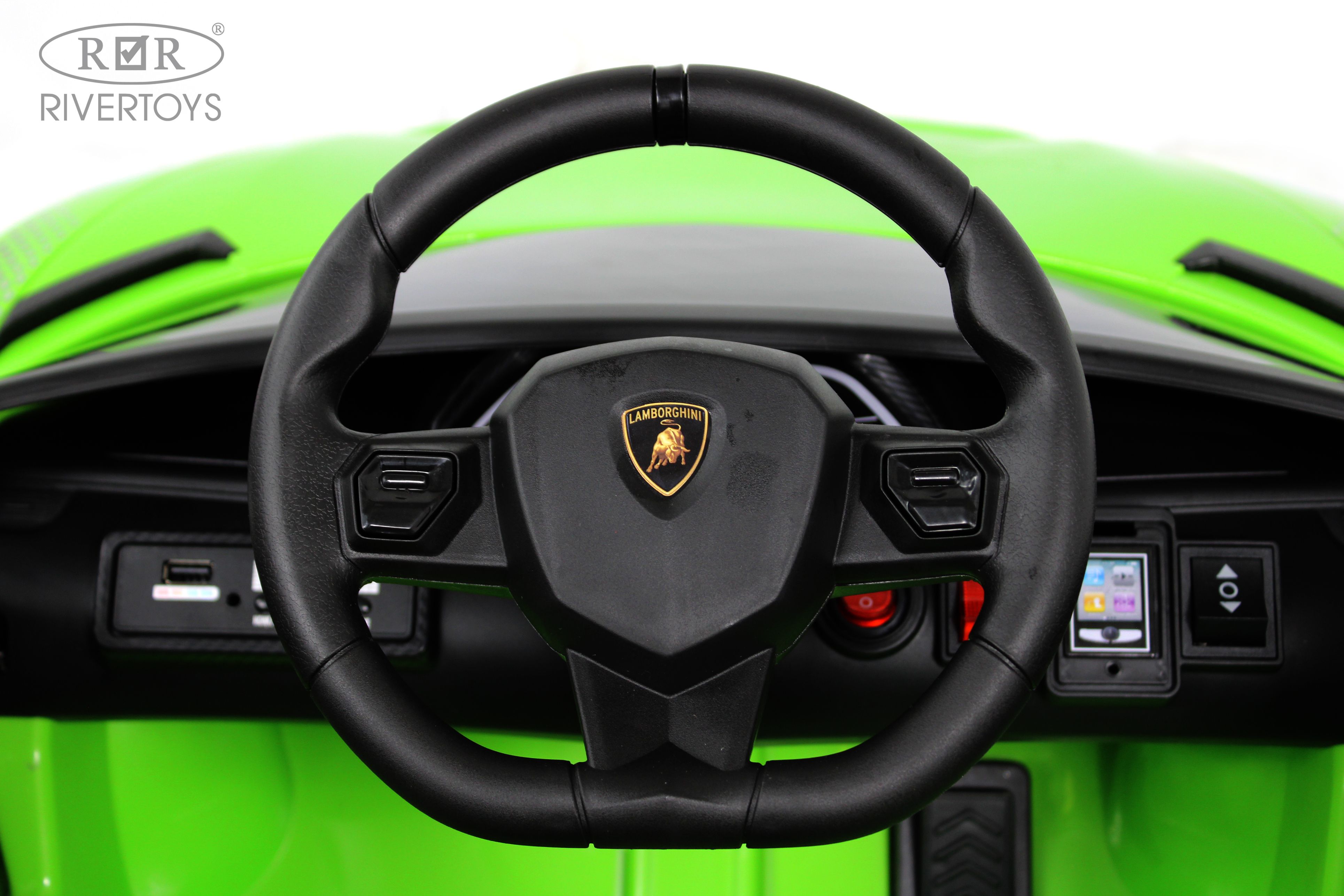Электромобиль RIVERTOYS K888PX-GREEN С пультом ДУ - фото 21