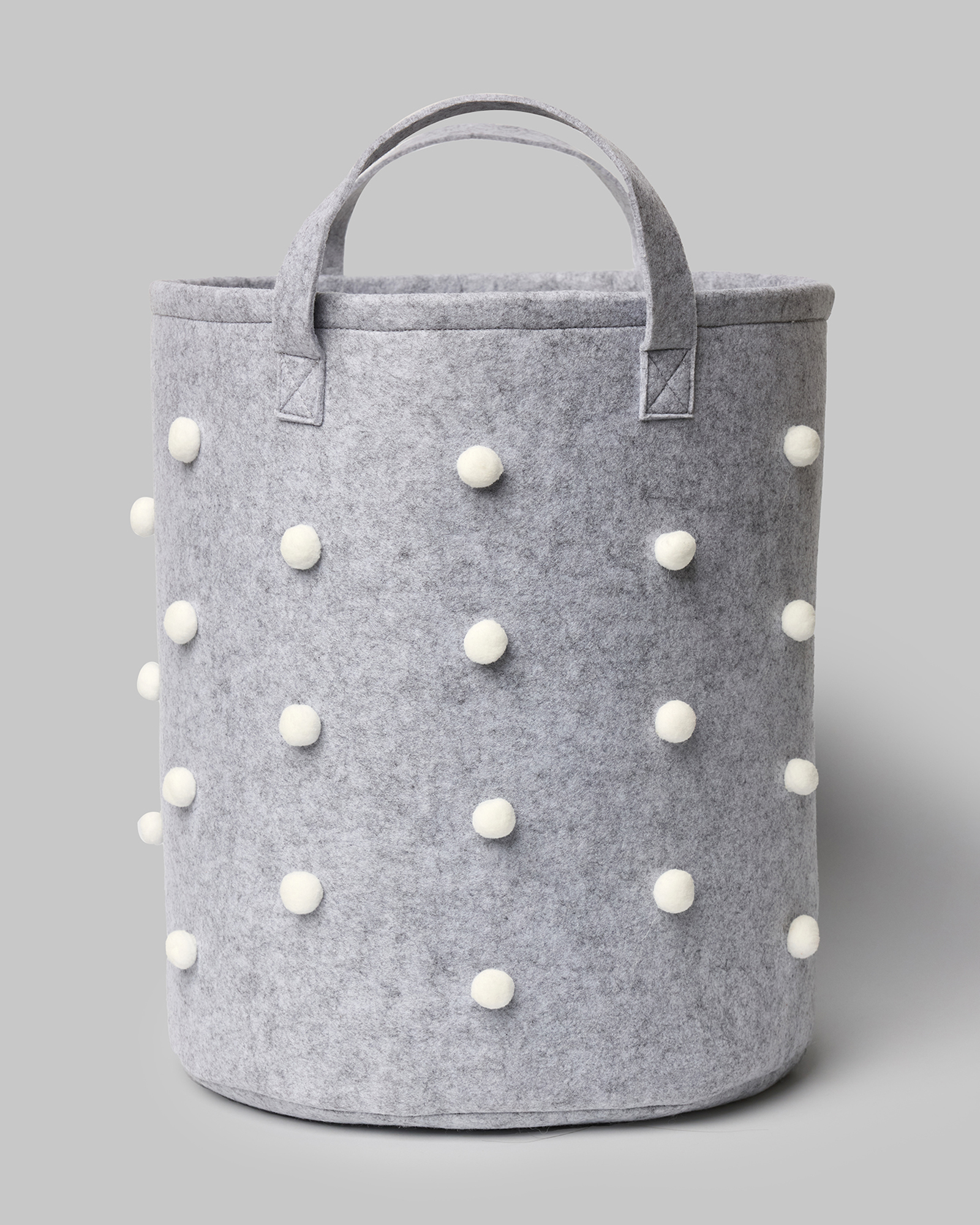 Корзина для хранения FUTURINO Home с помпонами W24FH-FH199st-GG - фото 3