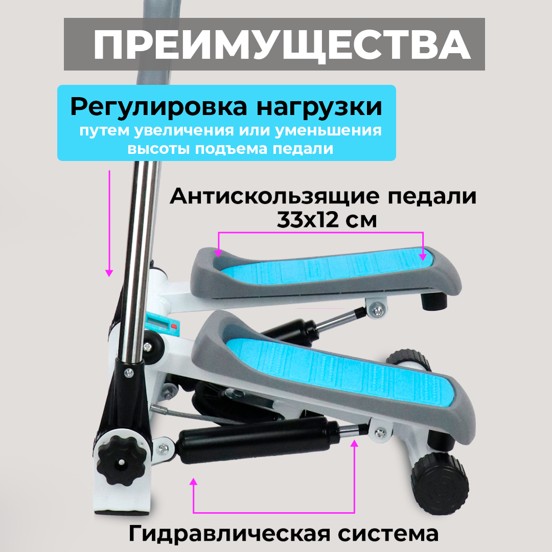 Степпер U-TURN С поручнями - фото 4