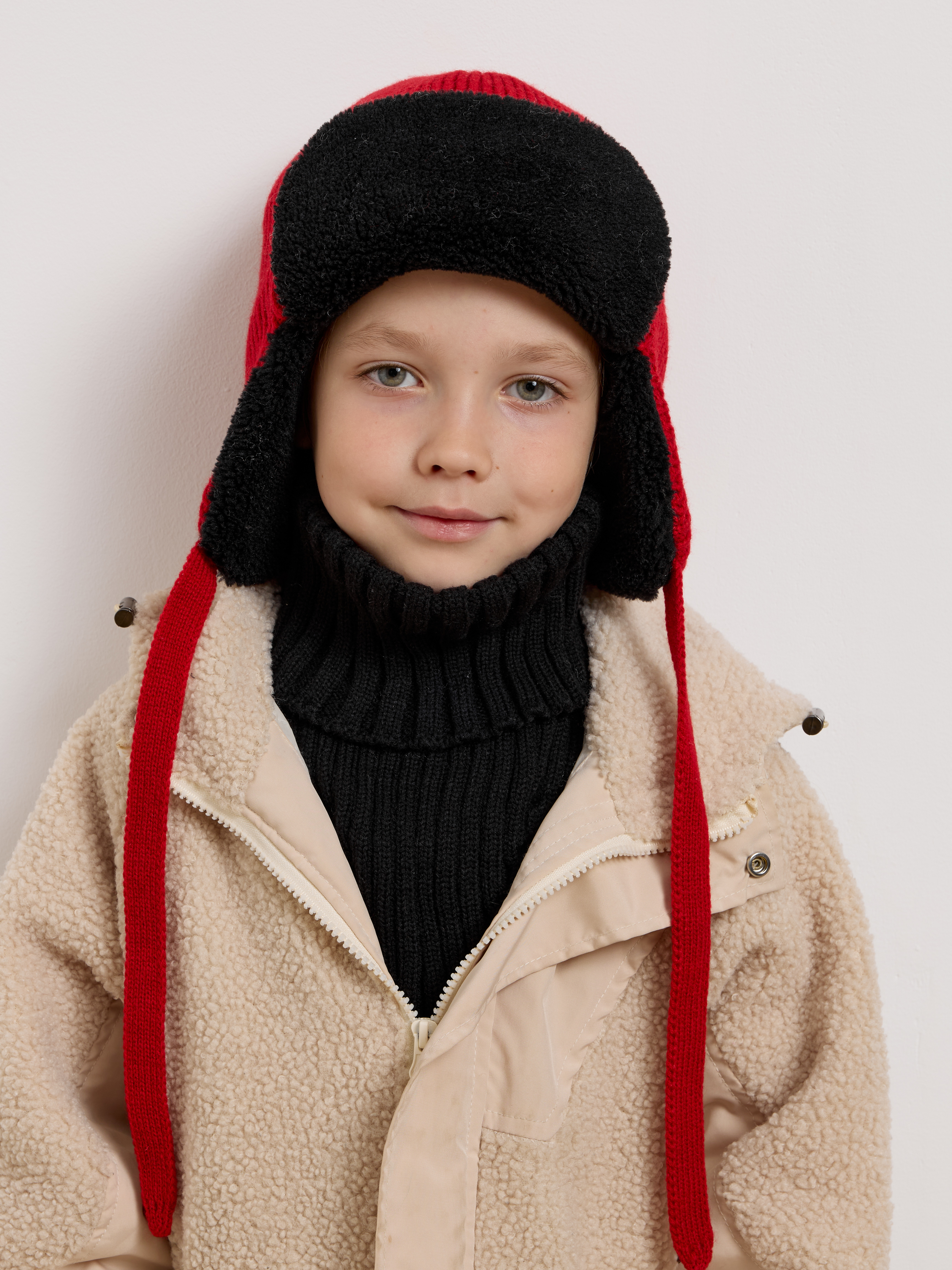 Шапка-ушанка Starkoff Kids Д301122/01 - фото 5