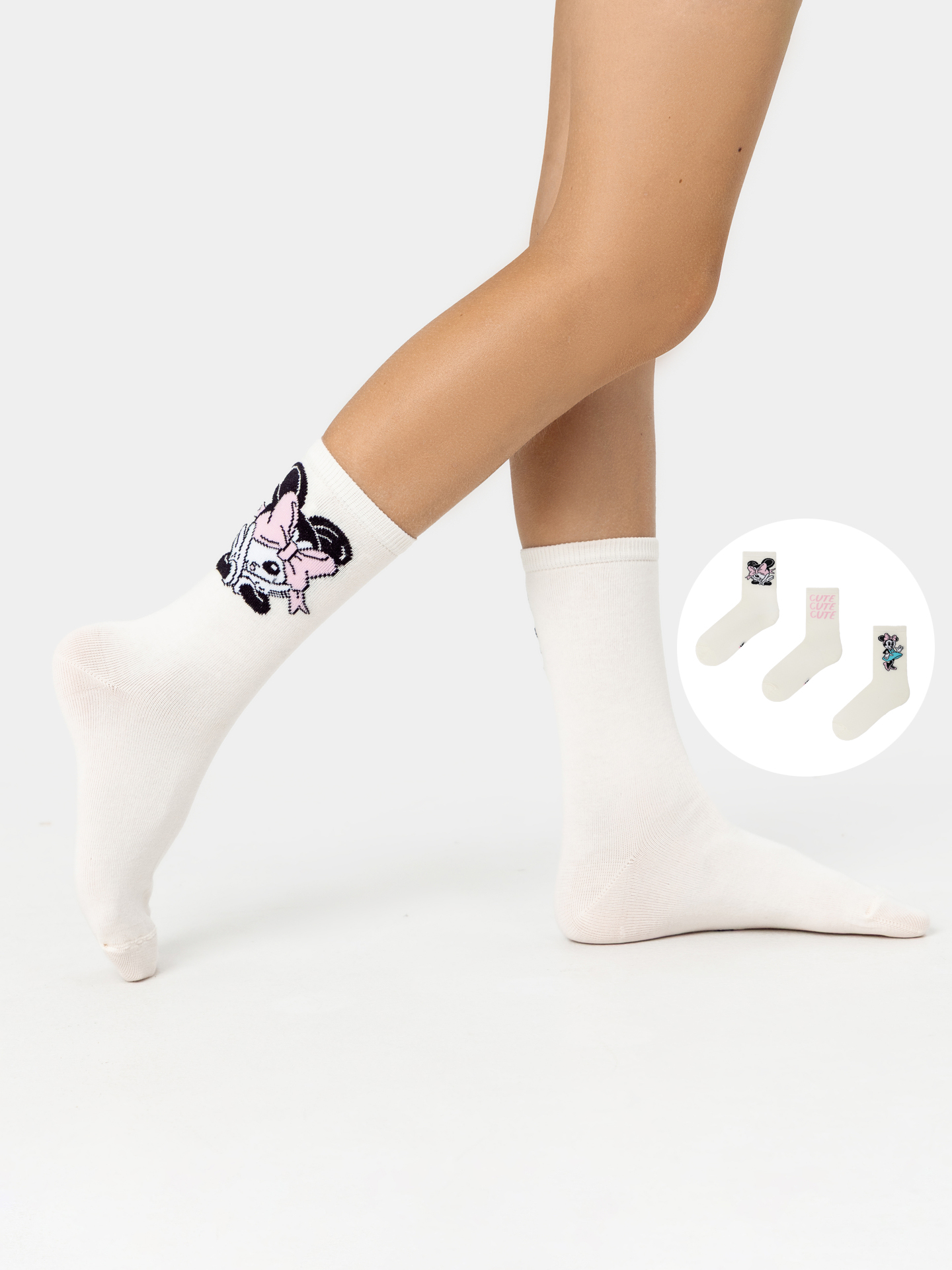 Носки 3 пары Mark Formelle (Марк Формэль) 430A-3171/молочный-3/ - фото 1