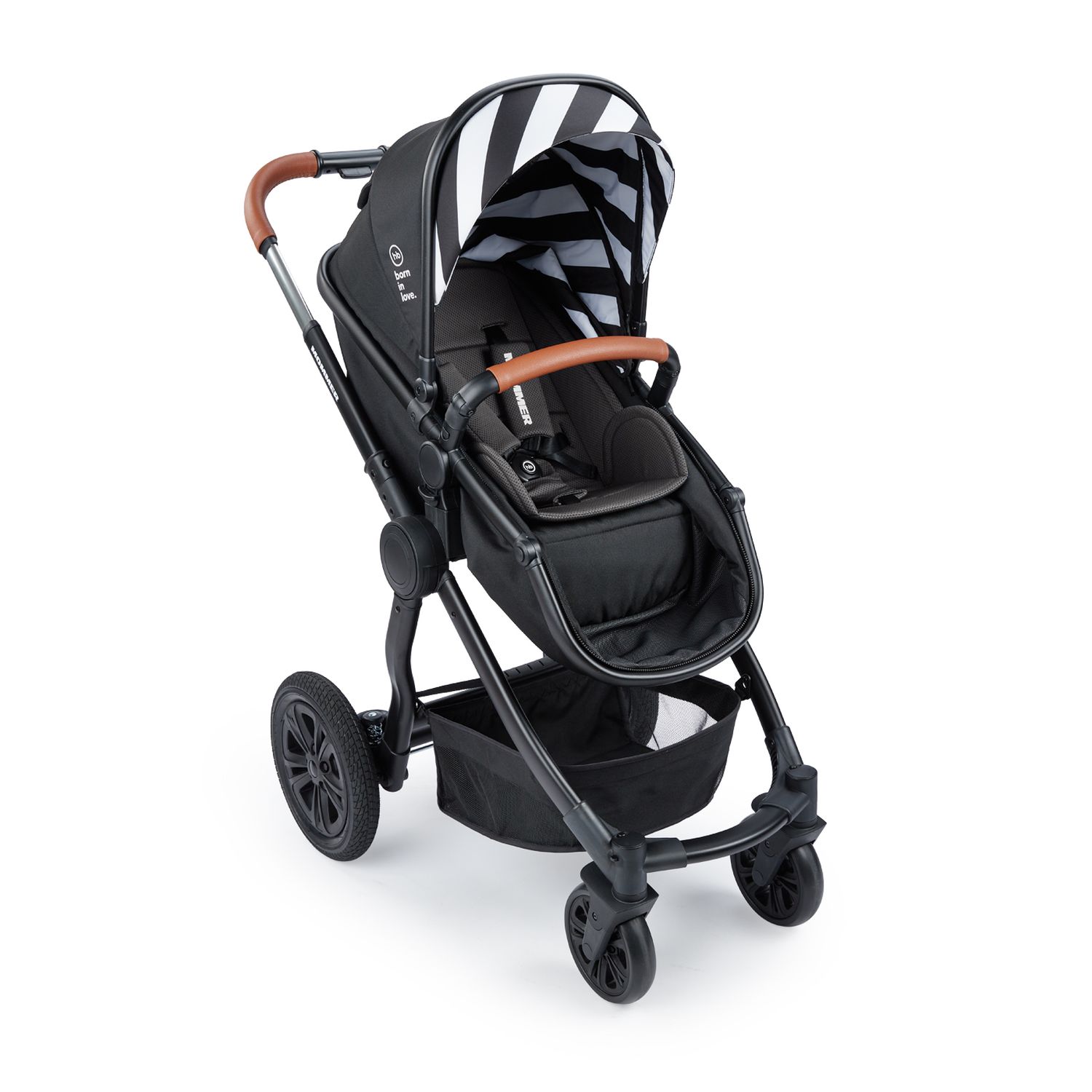 Коляска трансформер Happy Baby черный - фото 10