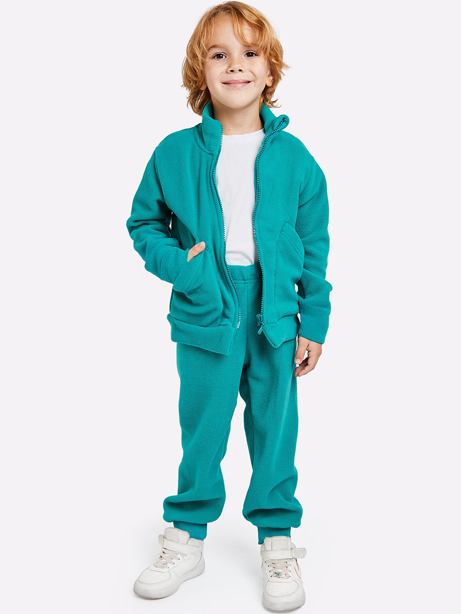 Толстовка и брюки HappyFox HF00164изумрудный - фото 1