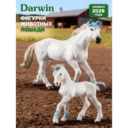 Игровой набор DARWIN Лошади 2шт