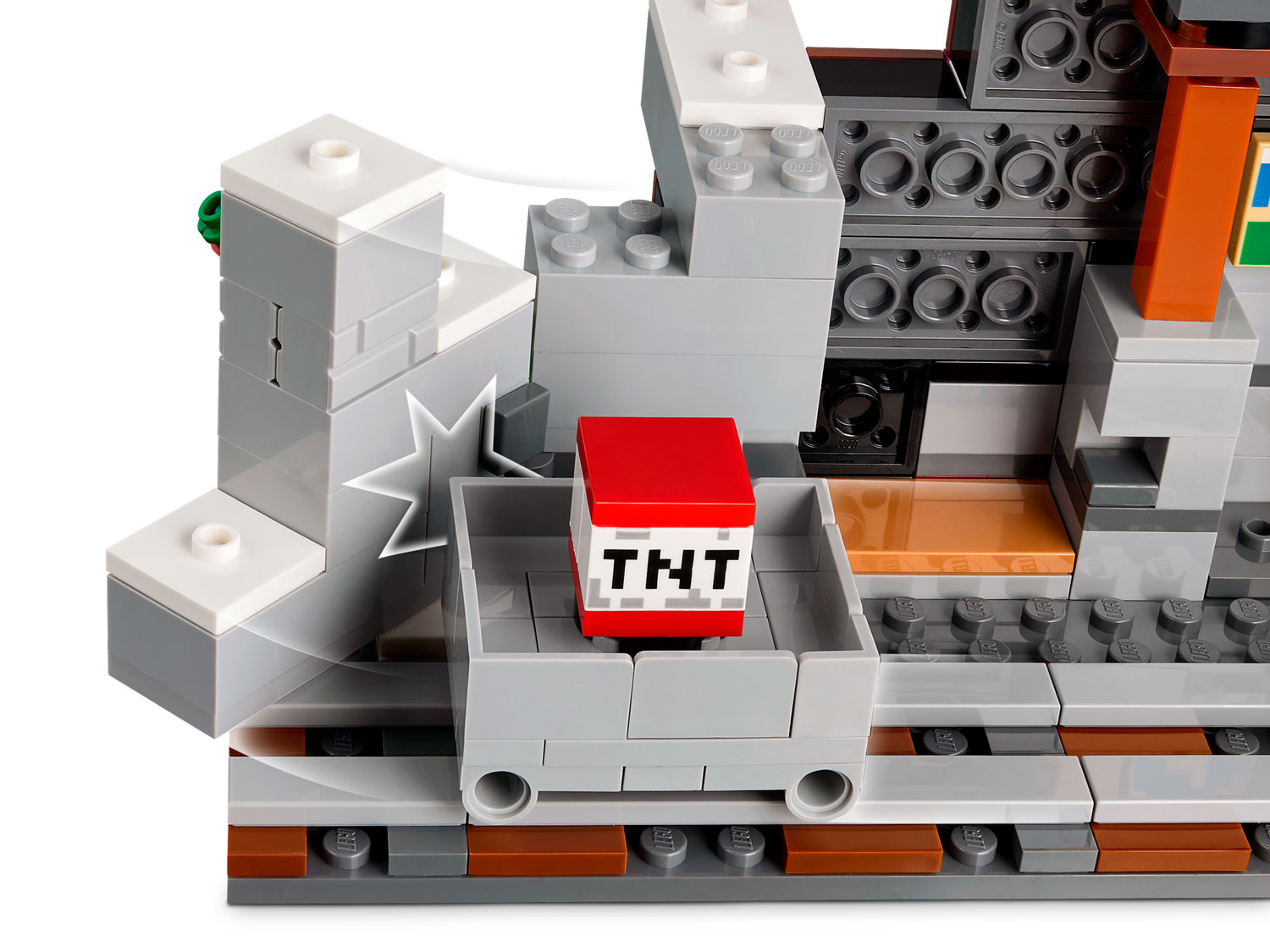 Конструктор LEGO Minecraft Шахта Кирка 530 дет. - фото 5