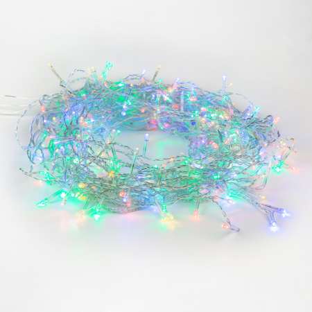 Светодиодная гирлянда NEON-NIGHT Дождь-занавес 1.5х1.5 м 8 режимов свечение мультиколор 235-039