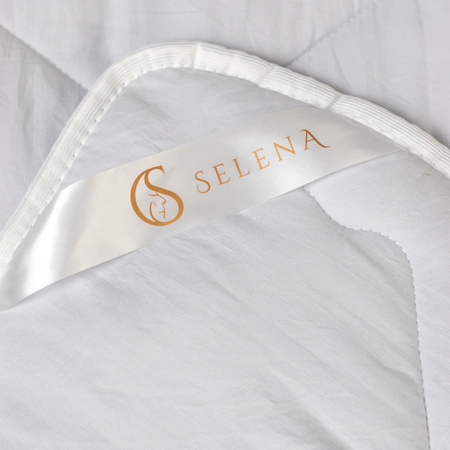 Одеяло SELENA всесезонное Crinkle Line 172х205 см белое